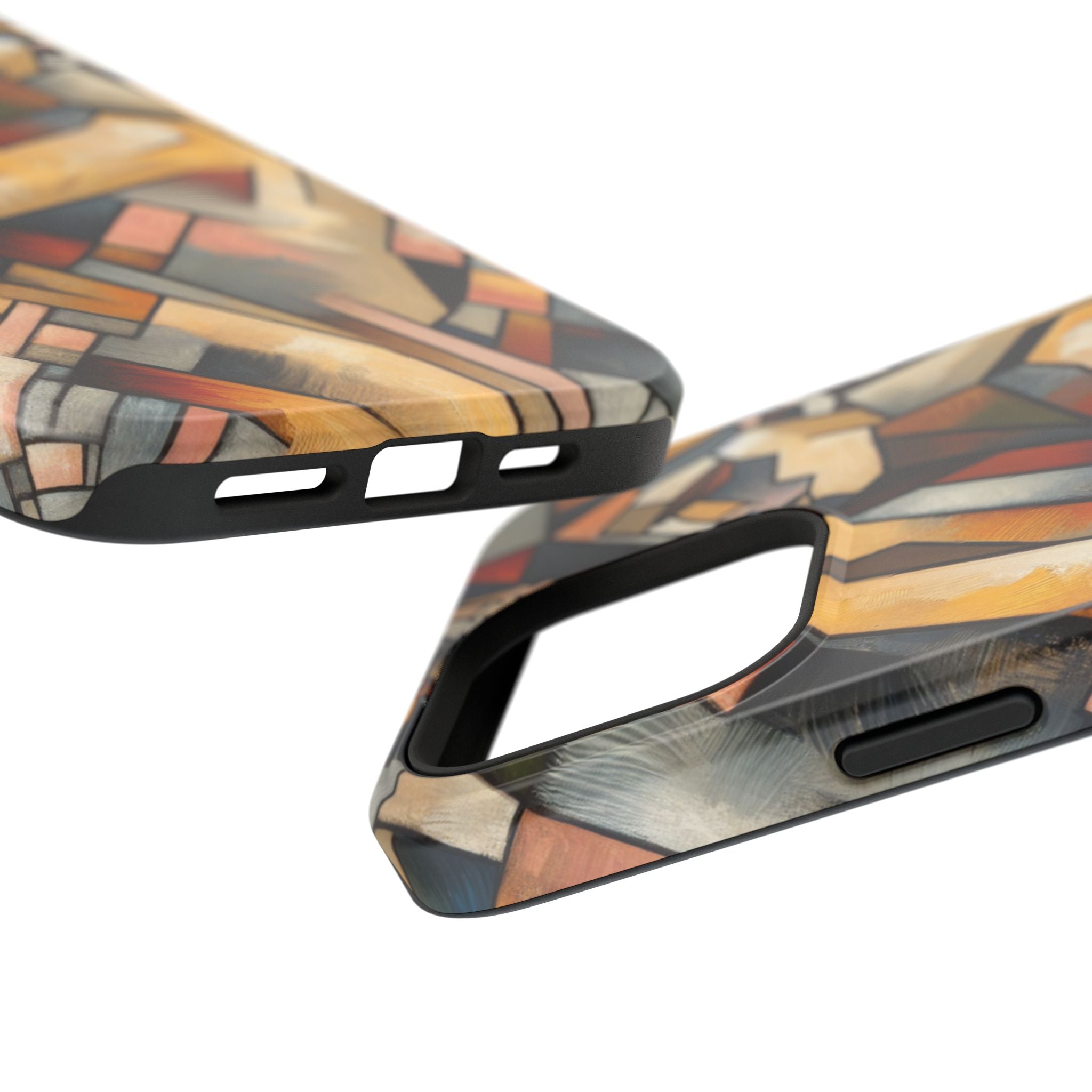 Impact Resistant Phone Case - Woman Abstract Design