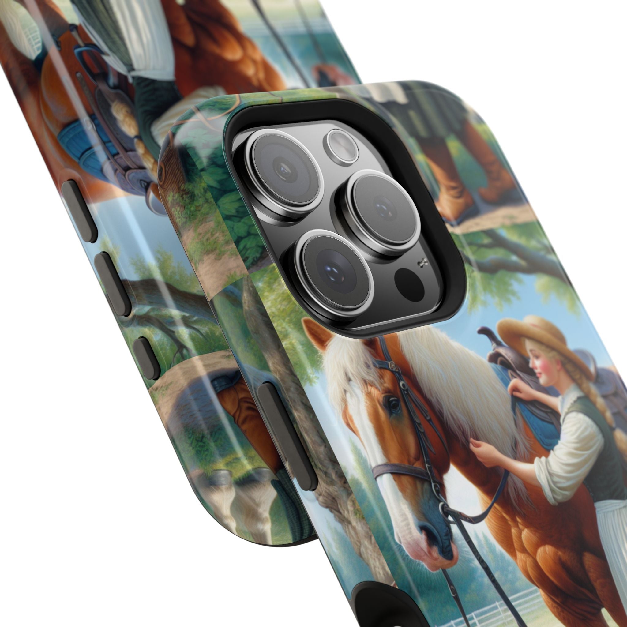 Classic Horse Care Impact Resistant Phone Case