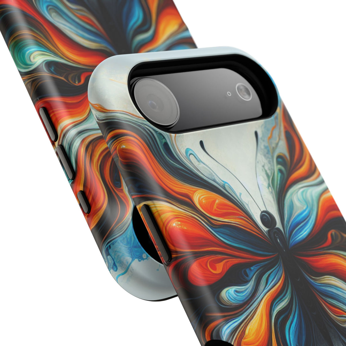 Vibrant Butterfly Impact Resistant Phone Case Unique Gift for Nature Lovers