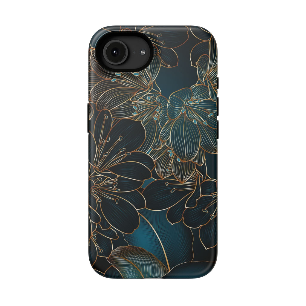 Floral Midnight Impact-Resistant New iPhone Phone Case