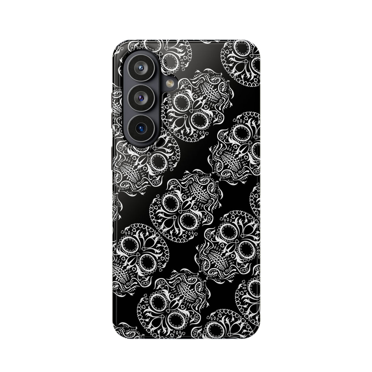 Skull Pattern Black & White Gothic Tough Cases for iPhone