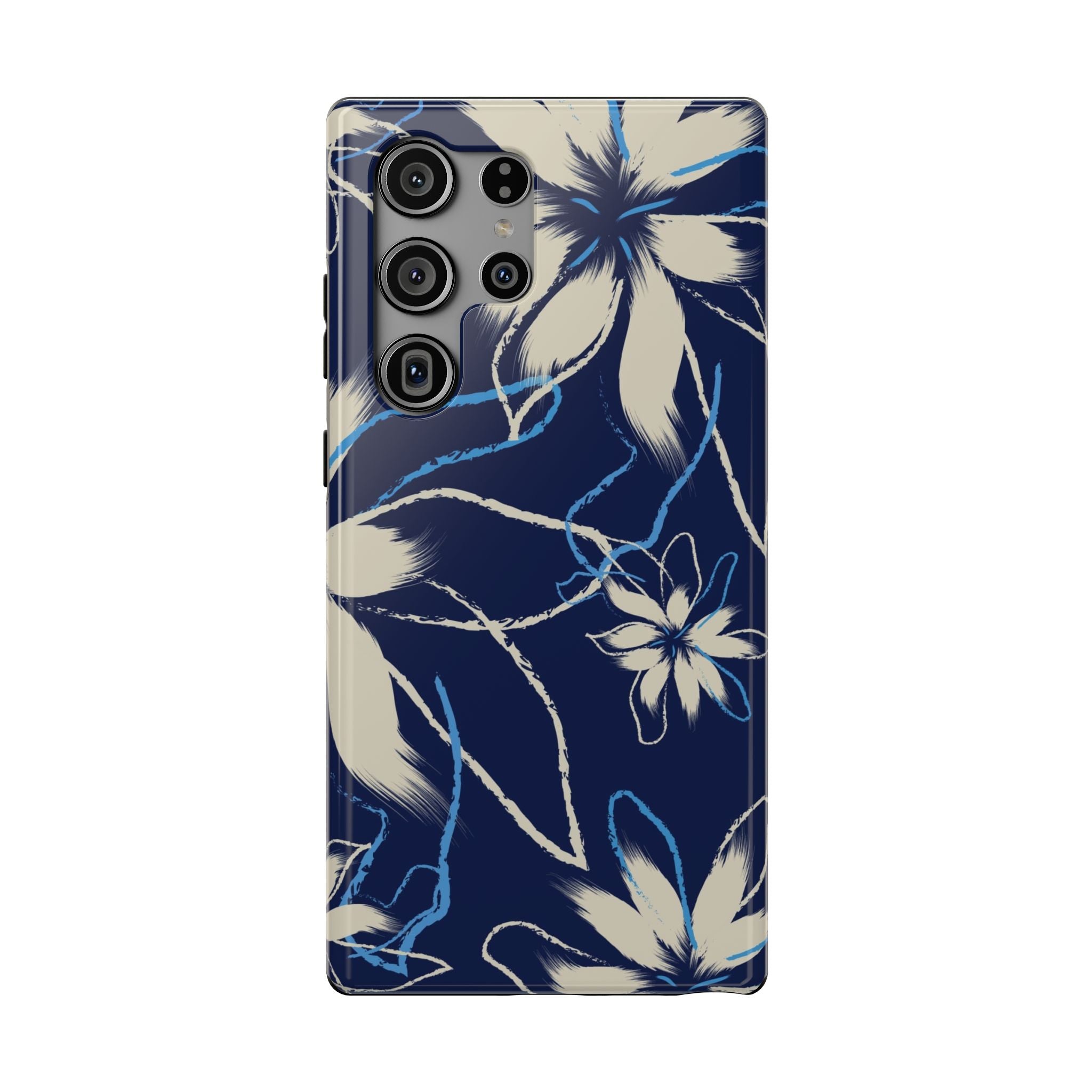 Floral Impact-Resistant Phone Case, Durable