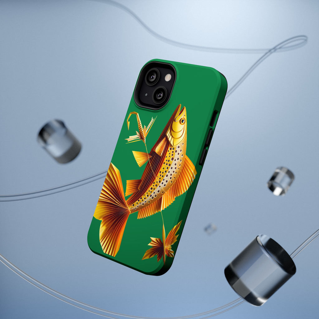 Impact Resistant Phone Case,  Lucky Charm Fish, Outdoor Enthusiast Gift