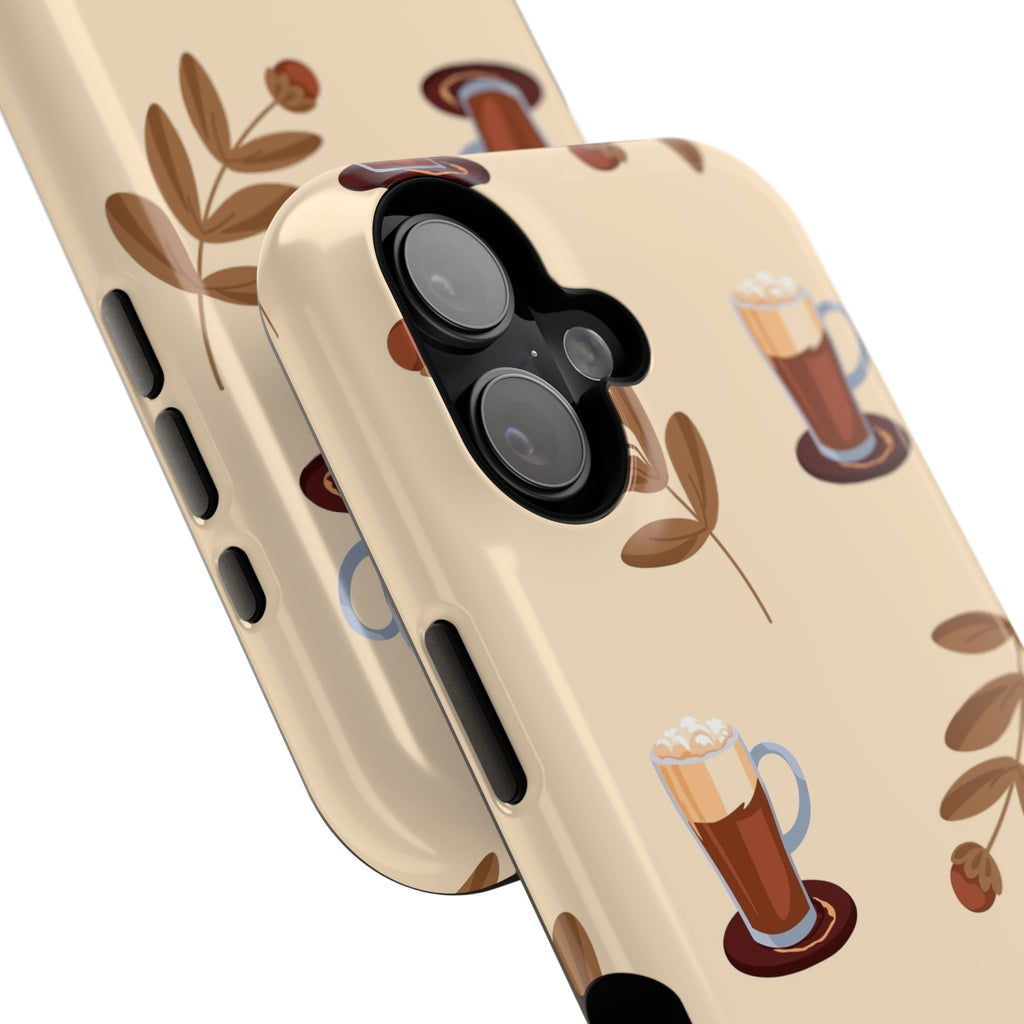 Stylish Coffee Phone Case, Impact-Resistant