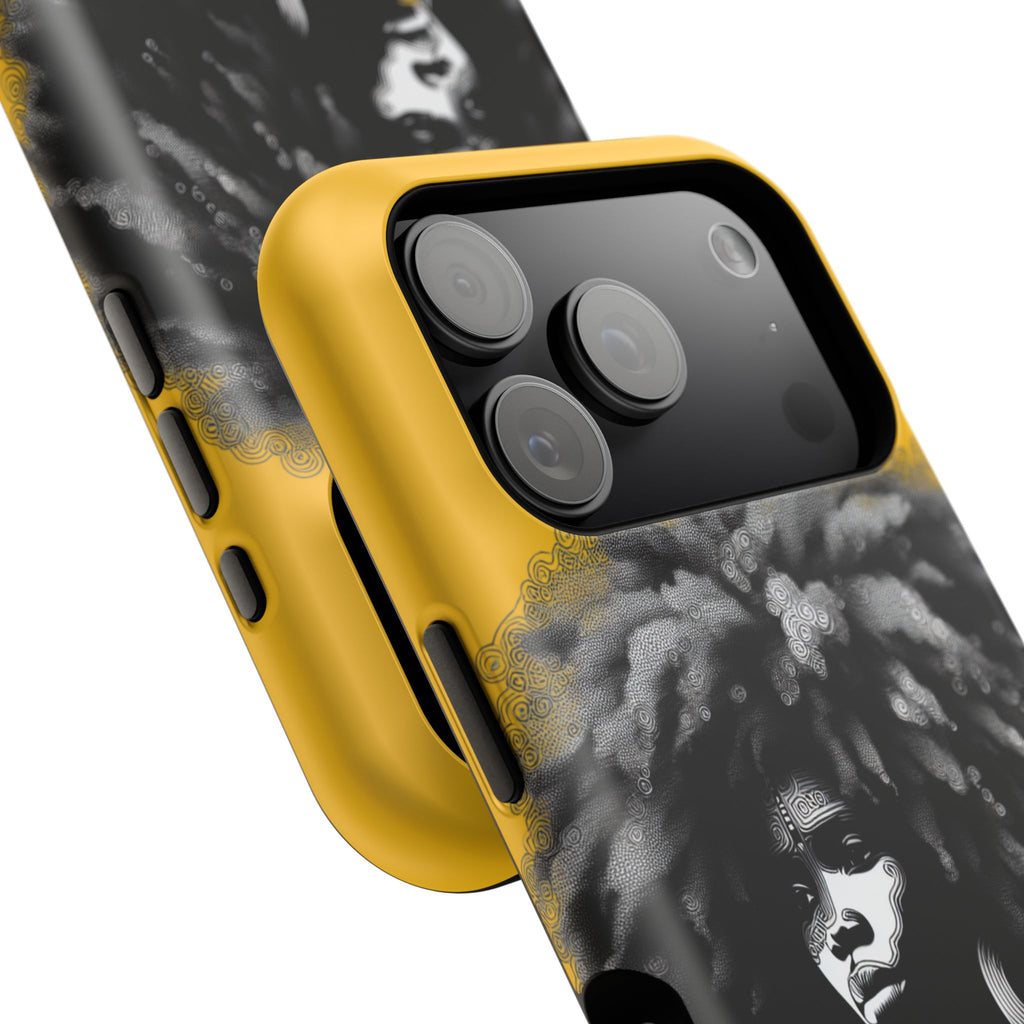 Bold African Art Impact Resistant  Phone Case
