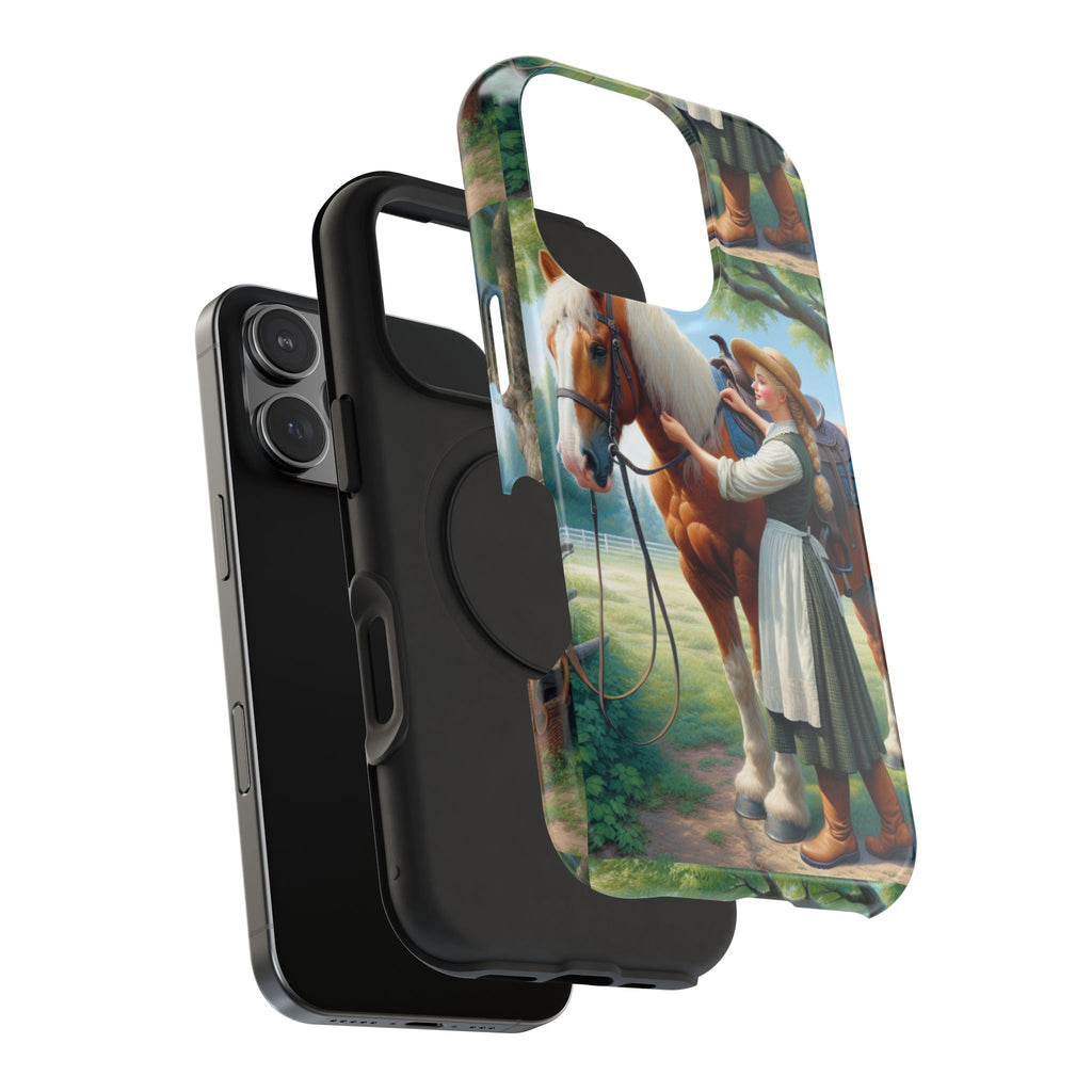 Classic Horse Care Impact Resistant Phone Case