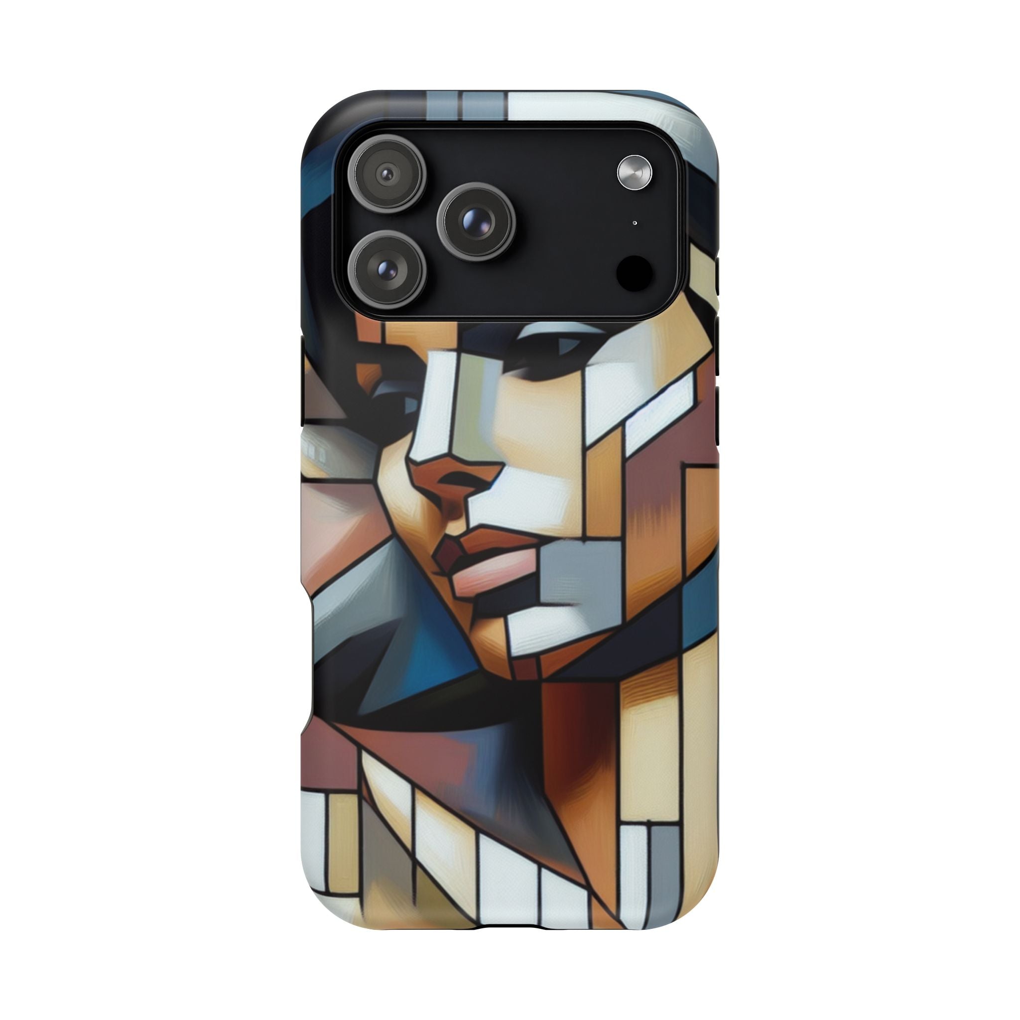 Impact Resistant Phone Case -Woman Looking Side Abstract