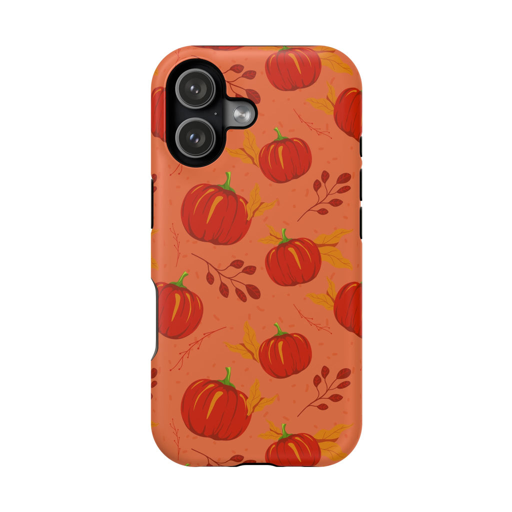 Pumpkin Design Magnetic Shockproof Phone Case for iPhone/Samsung