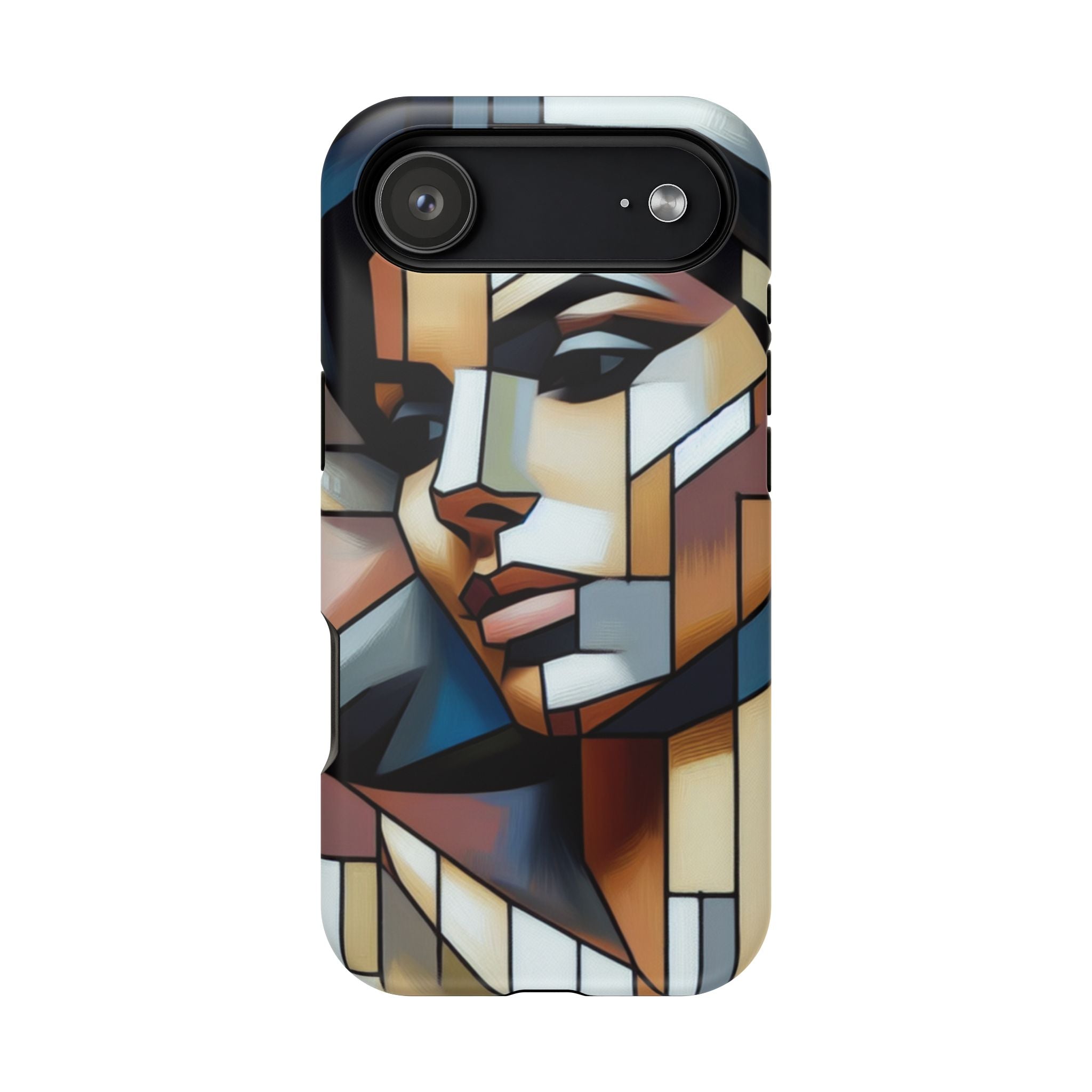 Impact Resistant Phone Case -Woman Looking Side Abstract