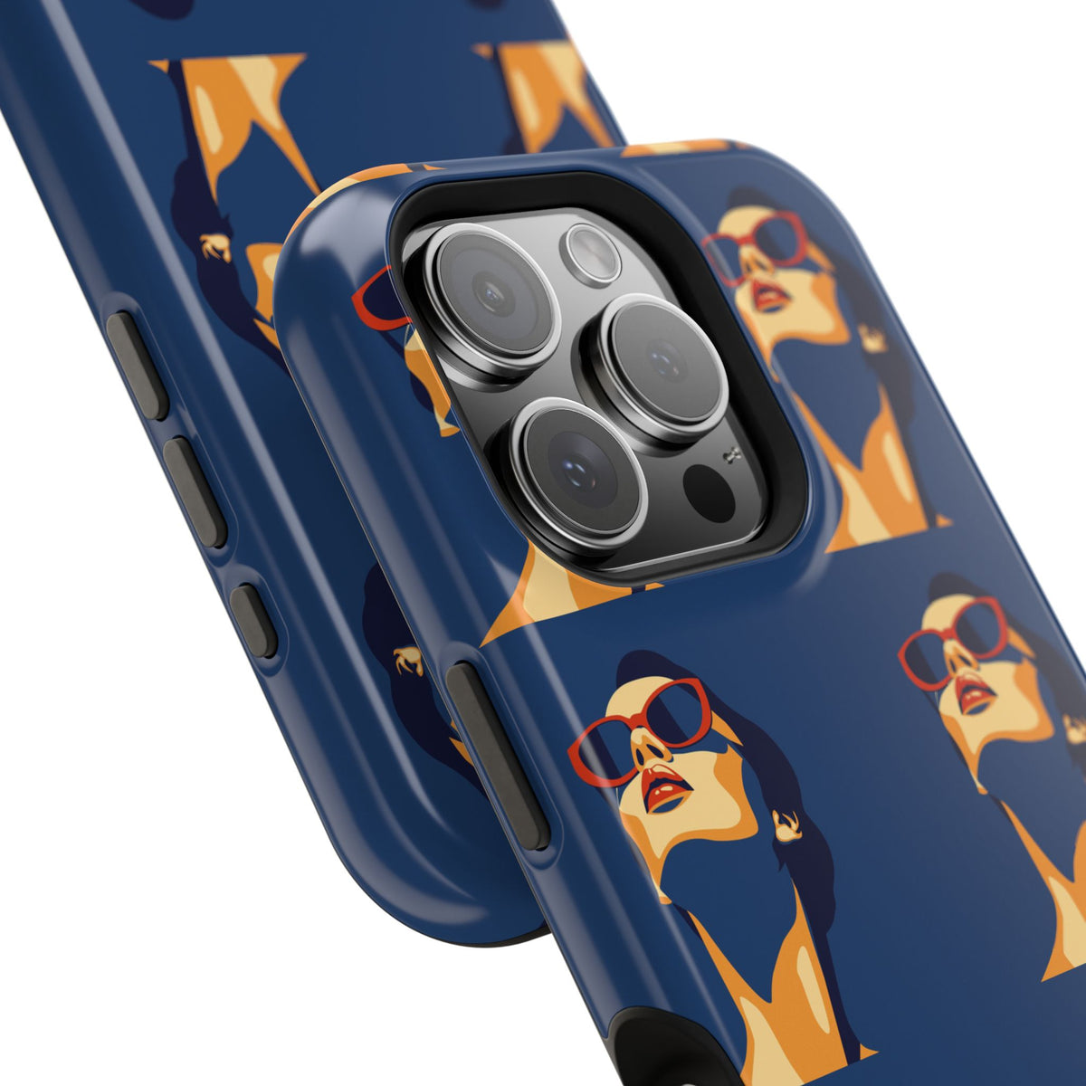Retro Pop Art Sunglasses Pattern Phone Case — Impact-Resistant