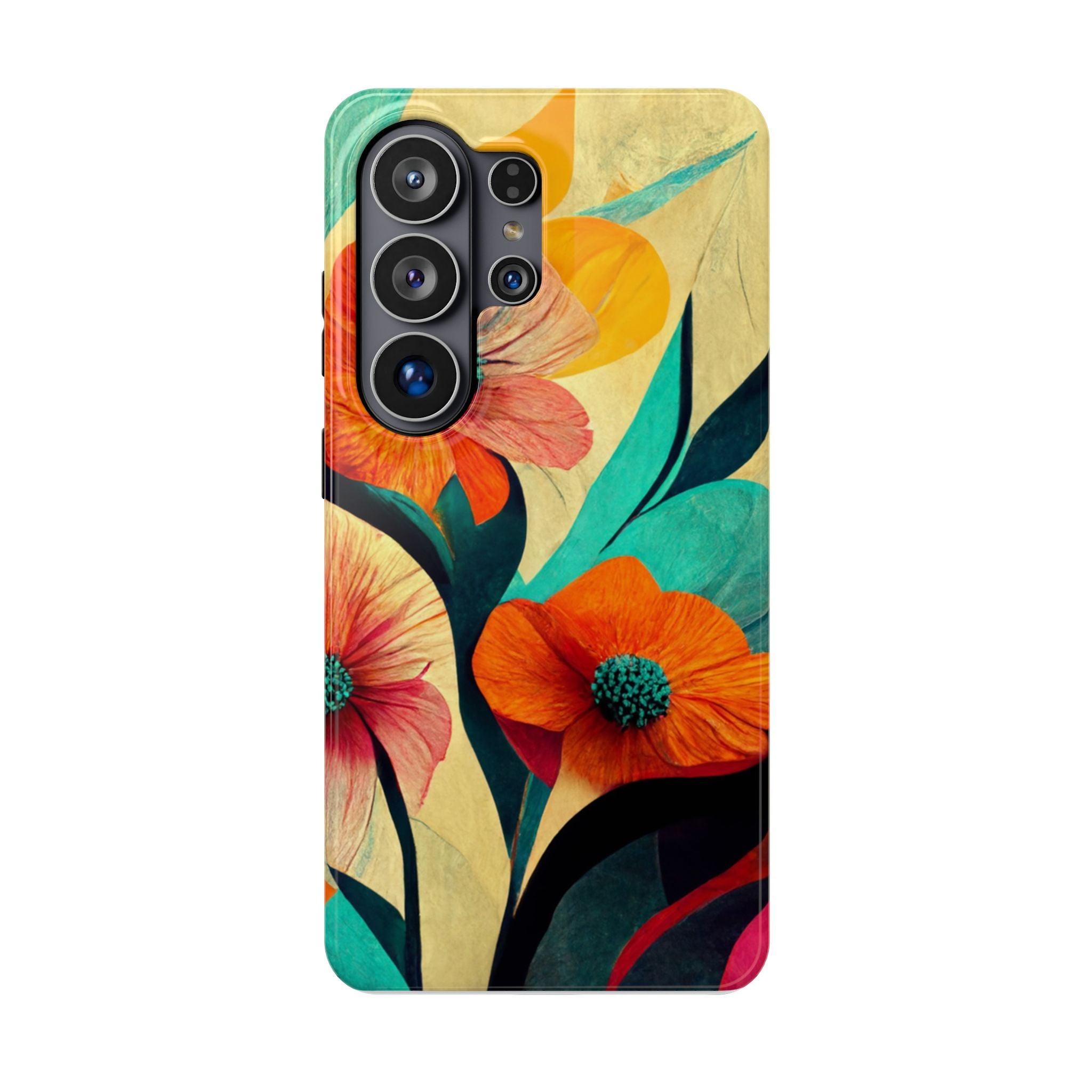 Floral Impact-Resistant Phone Case