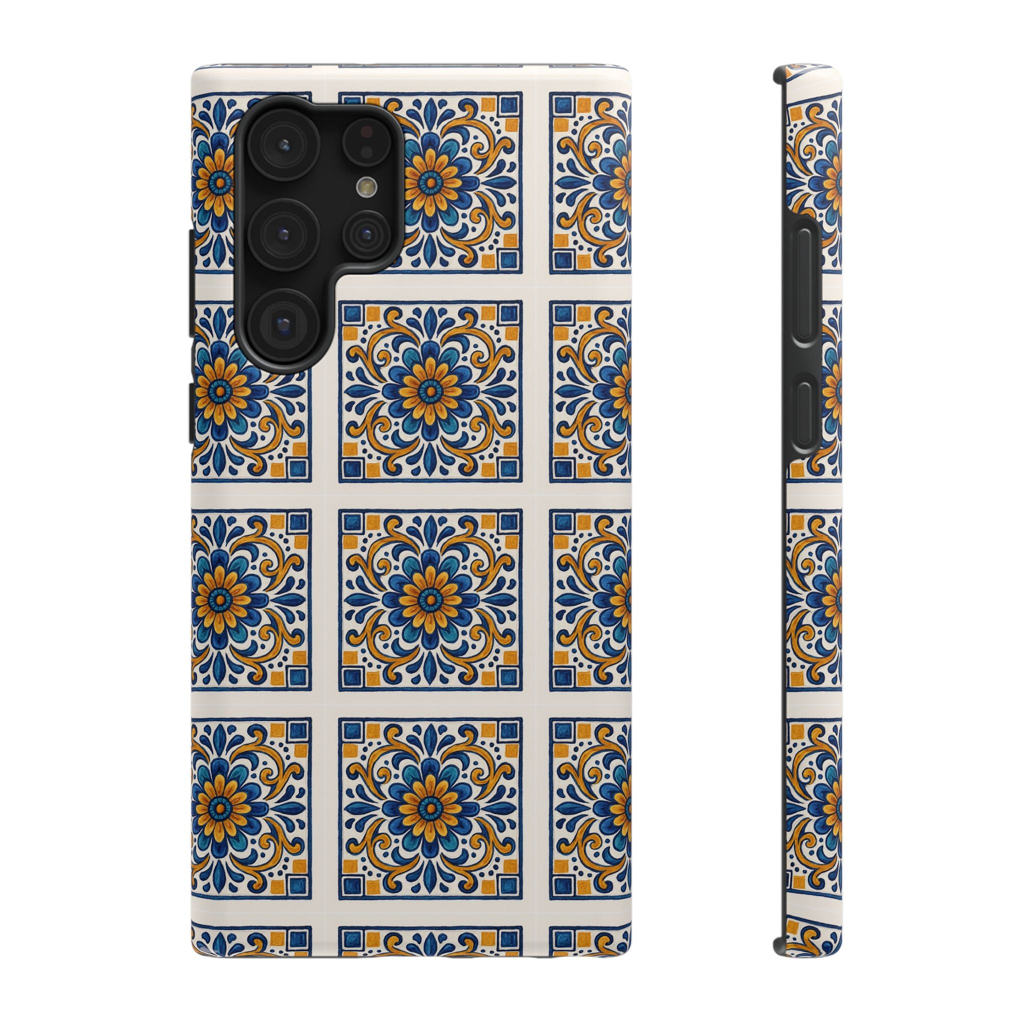 Colorful Floral Phone Case, Durable Impact-Resistant