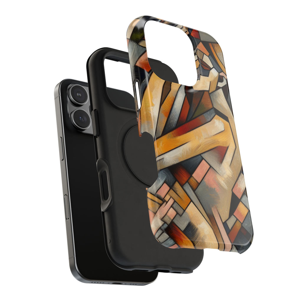 Impact Resistant Phone Case - Sleeping  Woman Abstract
