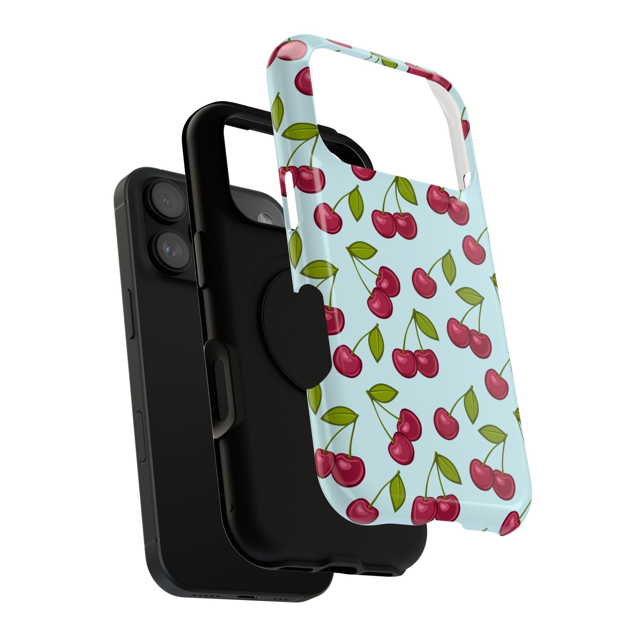 Cherry Pattern Phone Case, Cute Cherry
