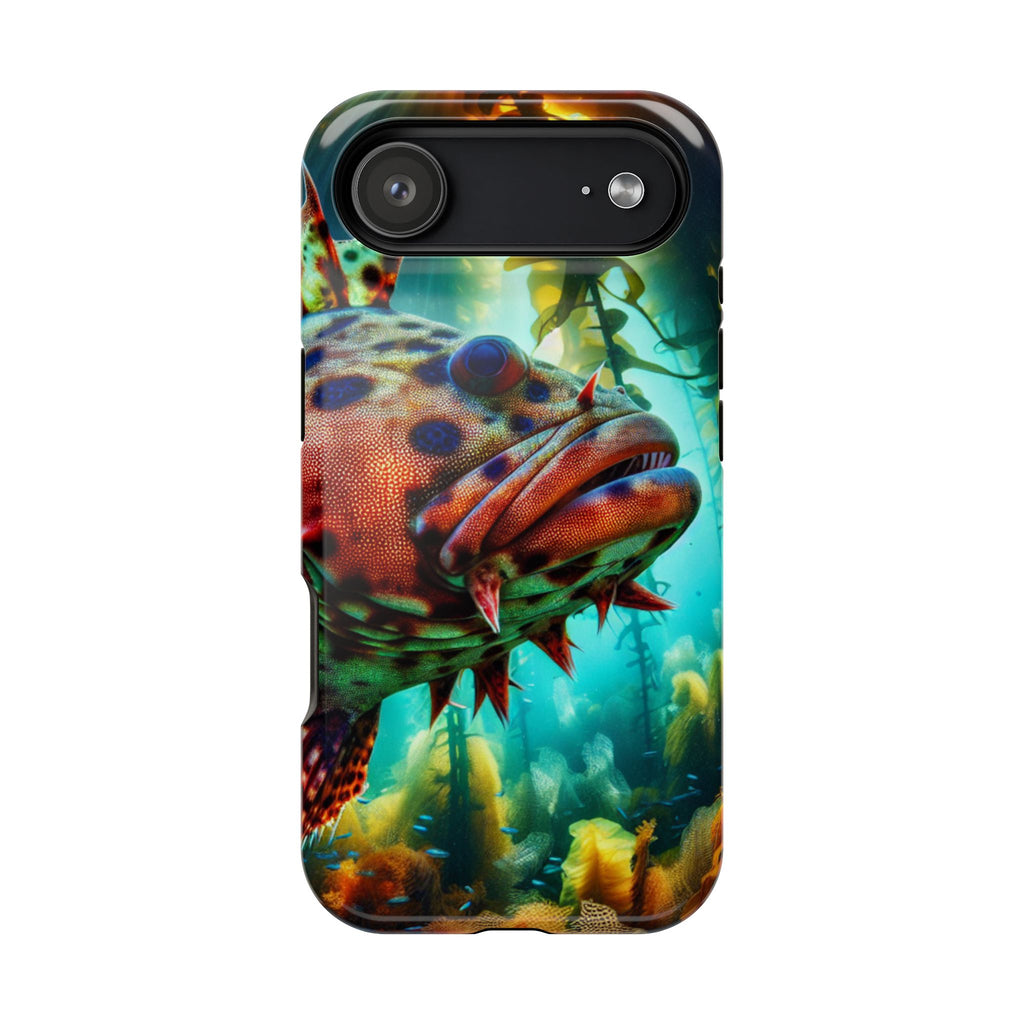 Sea Life Phone Case — Colorful Underwater Fish Impact-Resistant Case