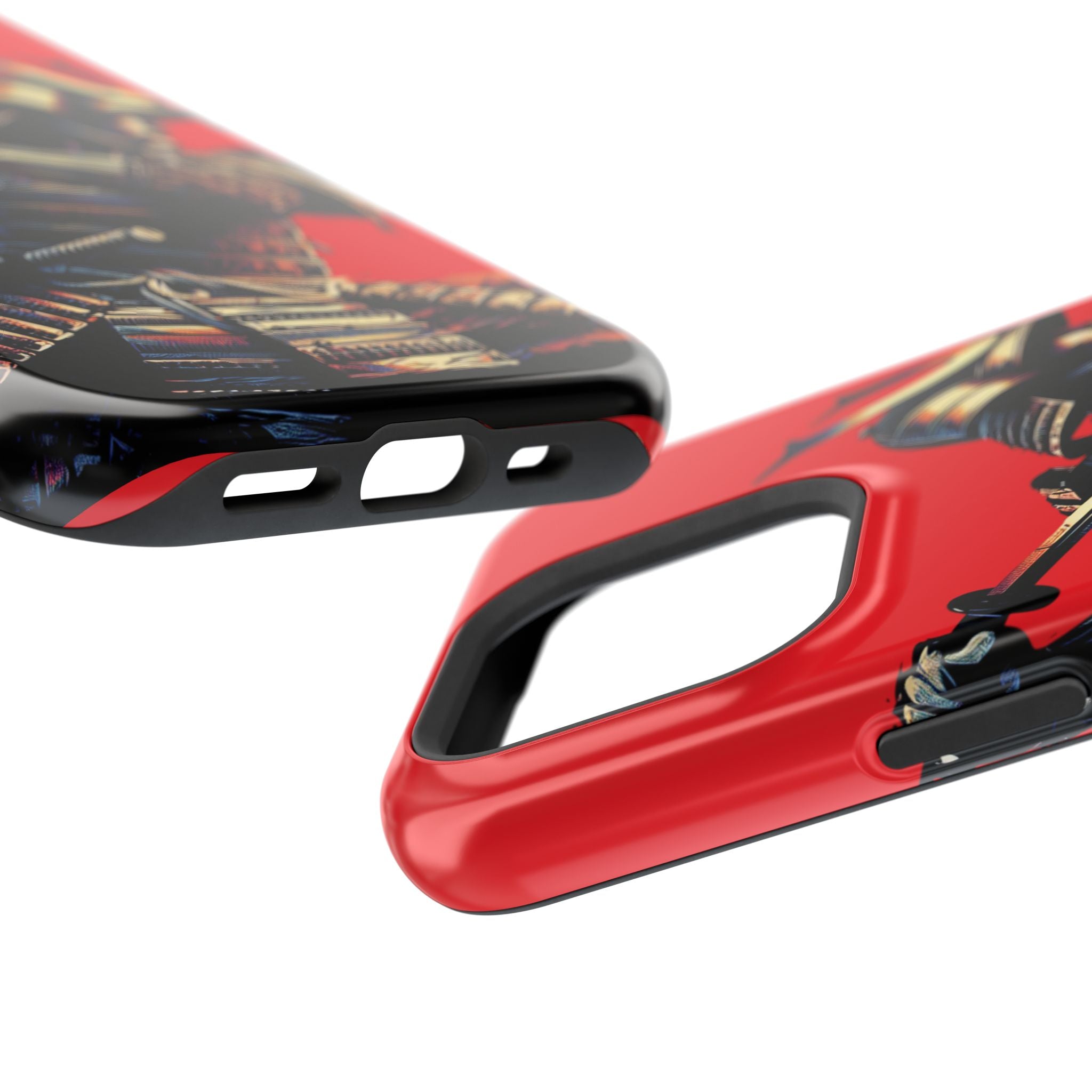 Impact Resistant Phone Case - Samurai Red Warrior