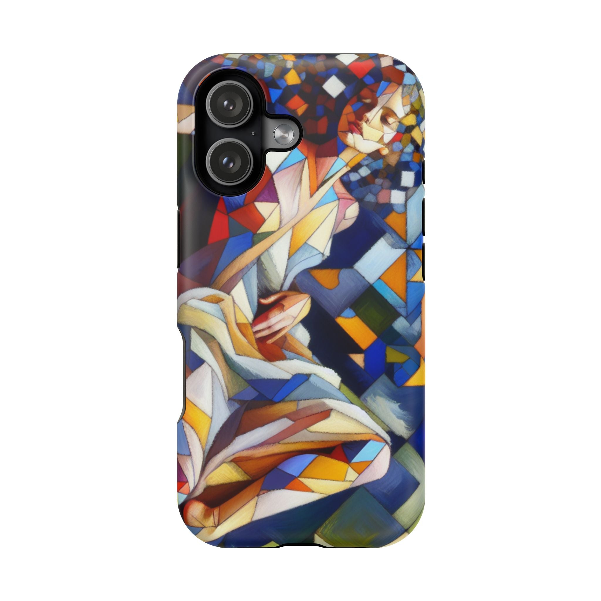 Impact Resistant Phone Case - Beautiful Woman Abstract Design Samsung