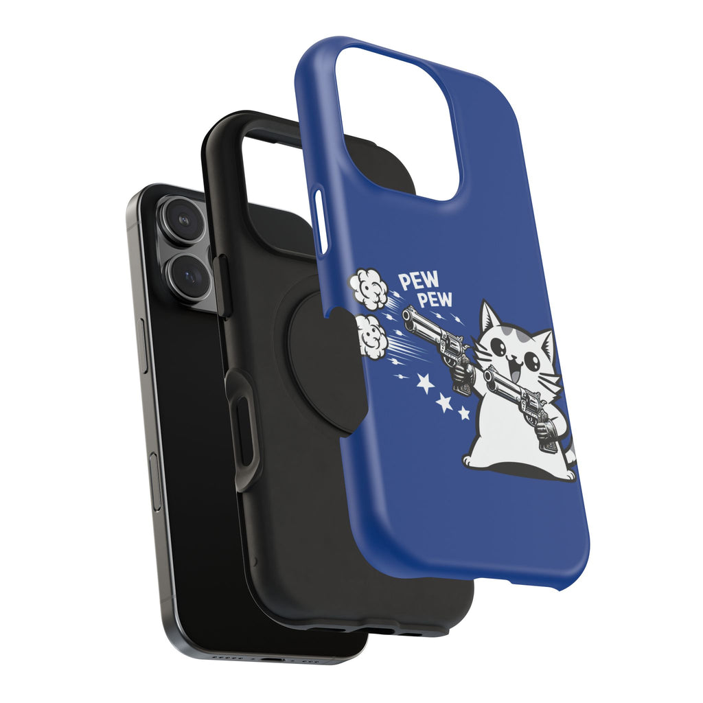 Kitty Pew Pew Impact Resistant Phone Case
