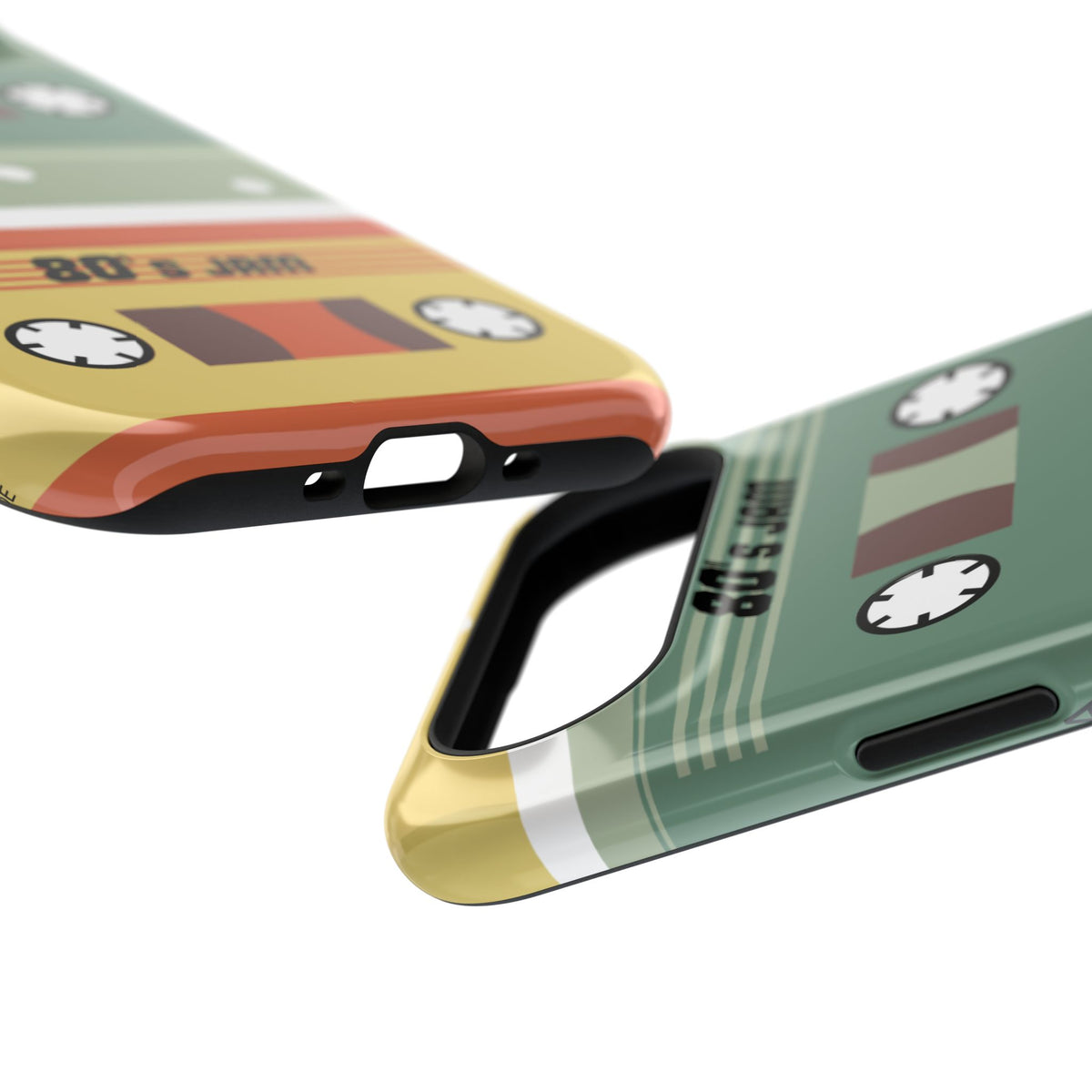 Retro Cassette Tape Impact-Resistant Phone Case — '80s Jam Vintage Music Design