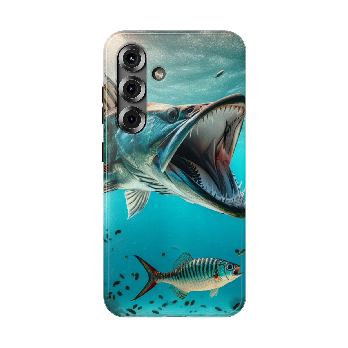 Phone Case — Realistic Barracuda Underwater Impact-Resistant Phone Case