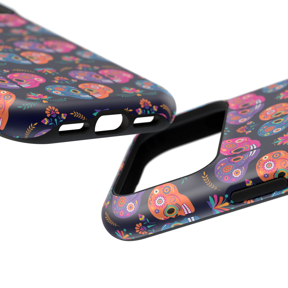 Mexican Sugar Skull Pattern Impact-Resistant Phone Case for Latest Samsung Phones