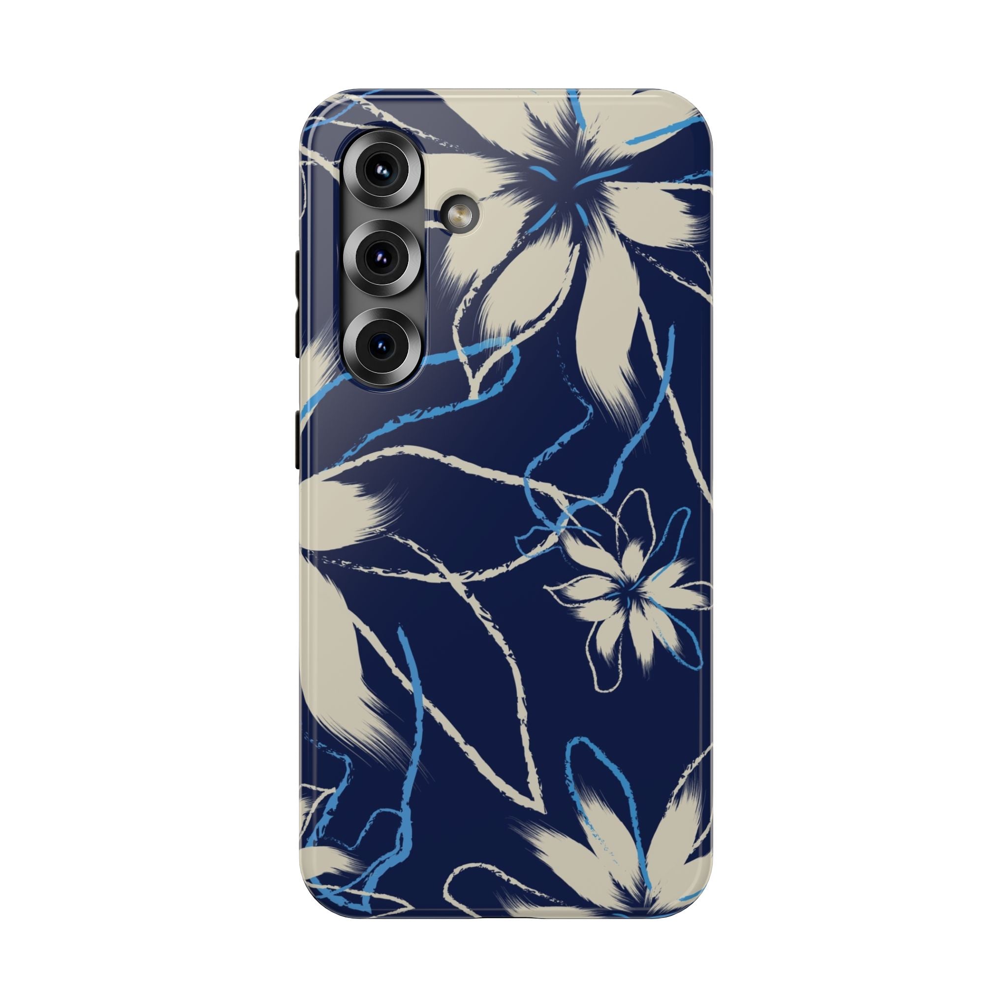 Floral Impact-Resistant Phone Case, Durable