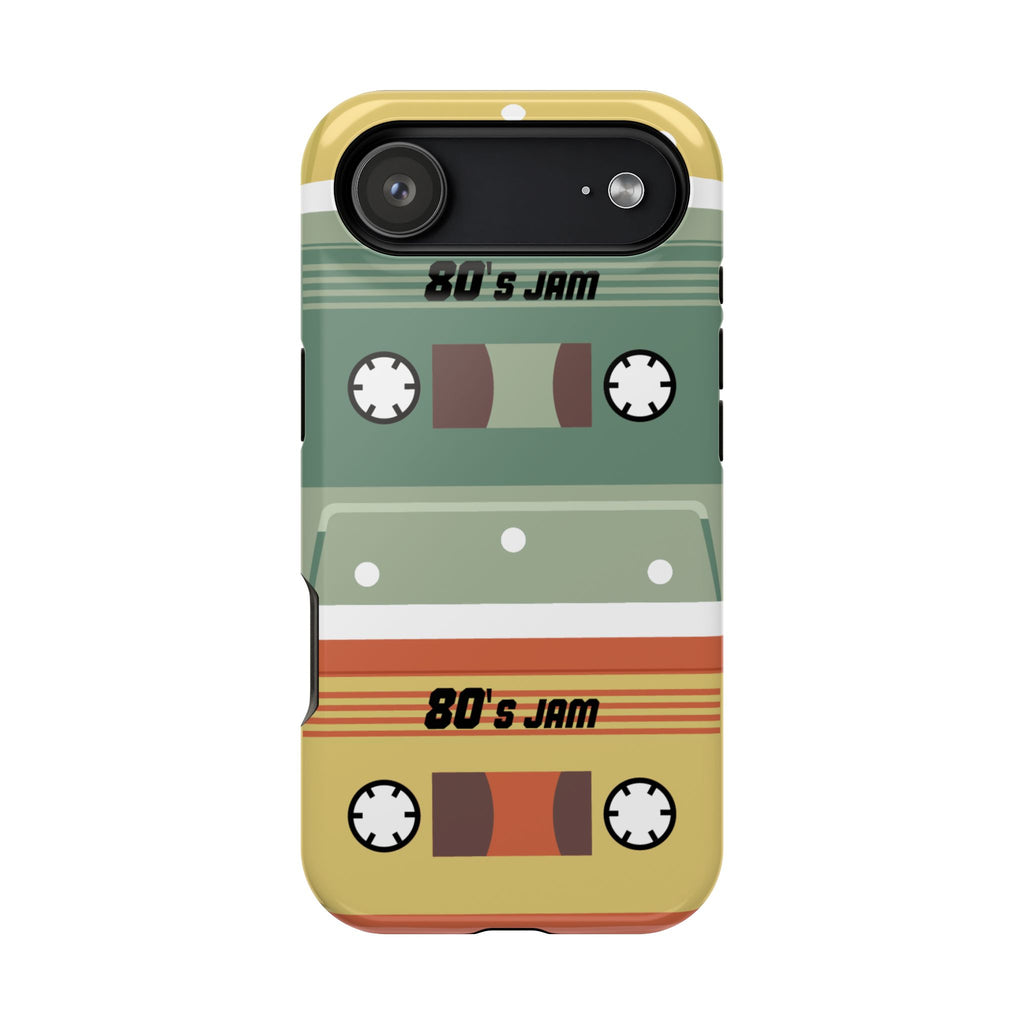 Retro Cassette Tape Impact-Resistant Phone Case — '80s Jam Vintage Music Design