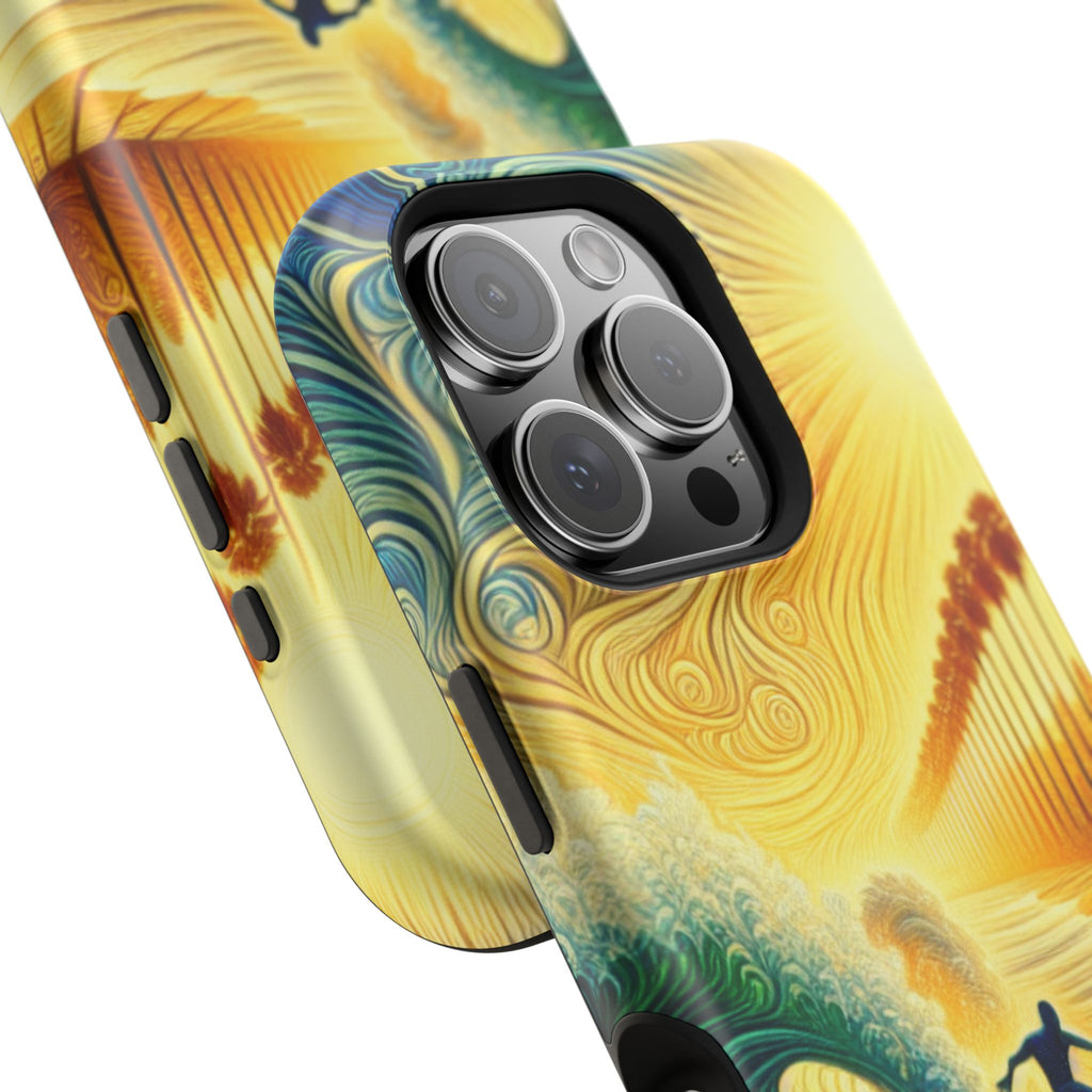 Surfing Impact Resistant Phone Case - Ocean Vibes, Phone Cover for Surfers, Beach Lovers