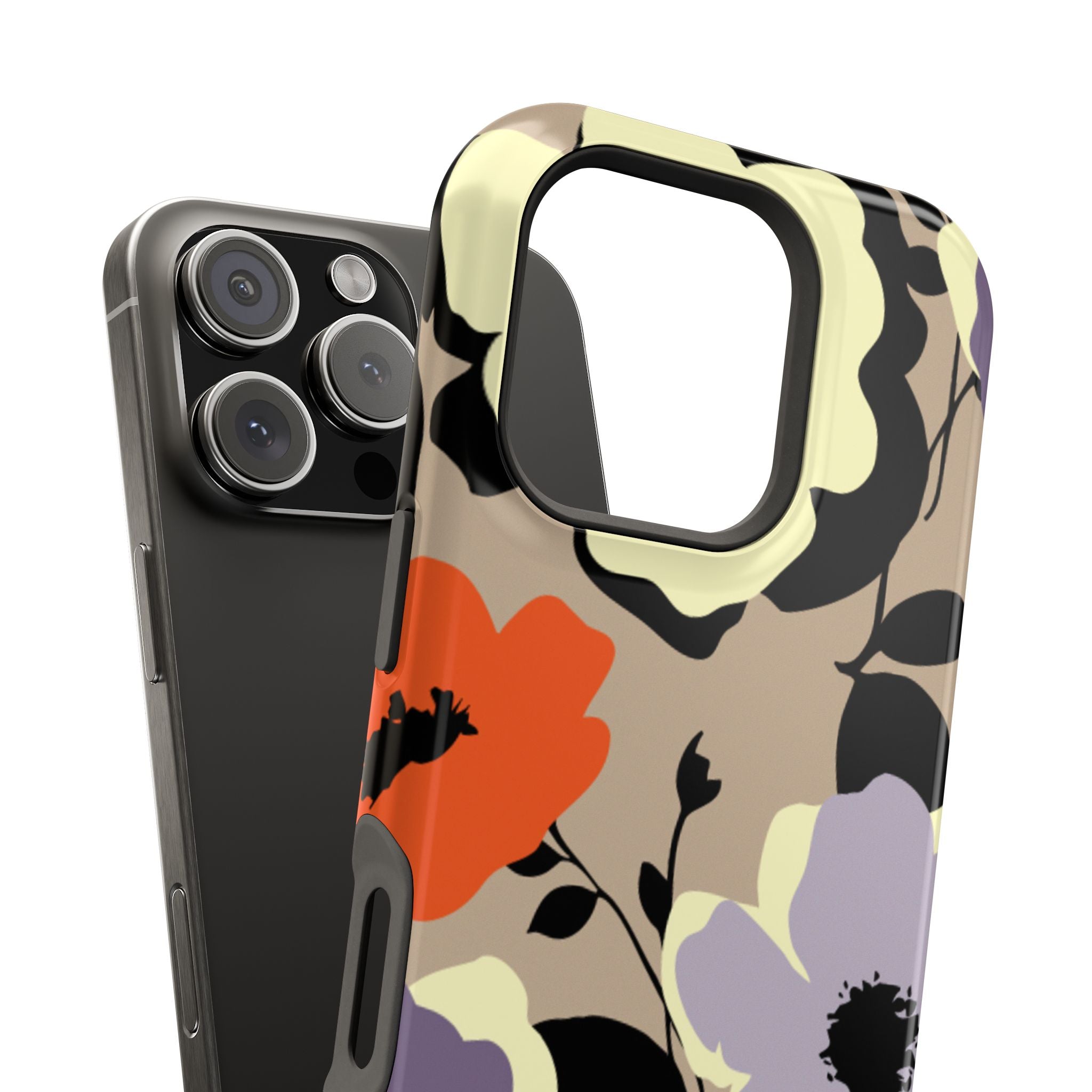 Floral Impact-Resistant Phone Case