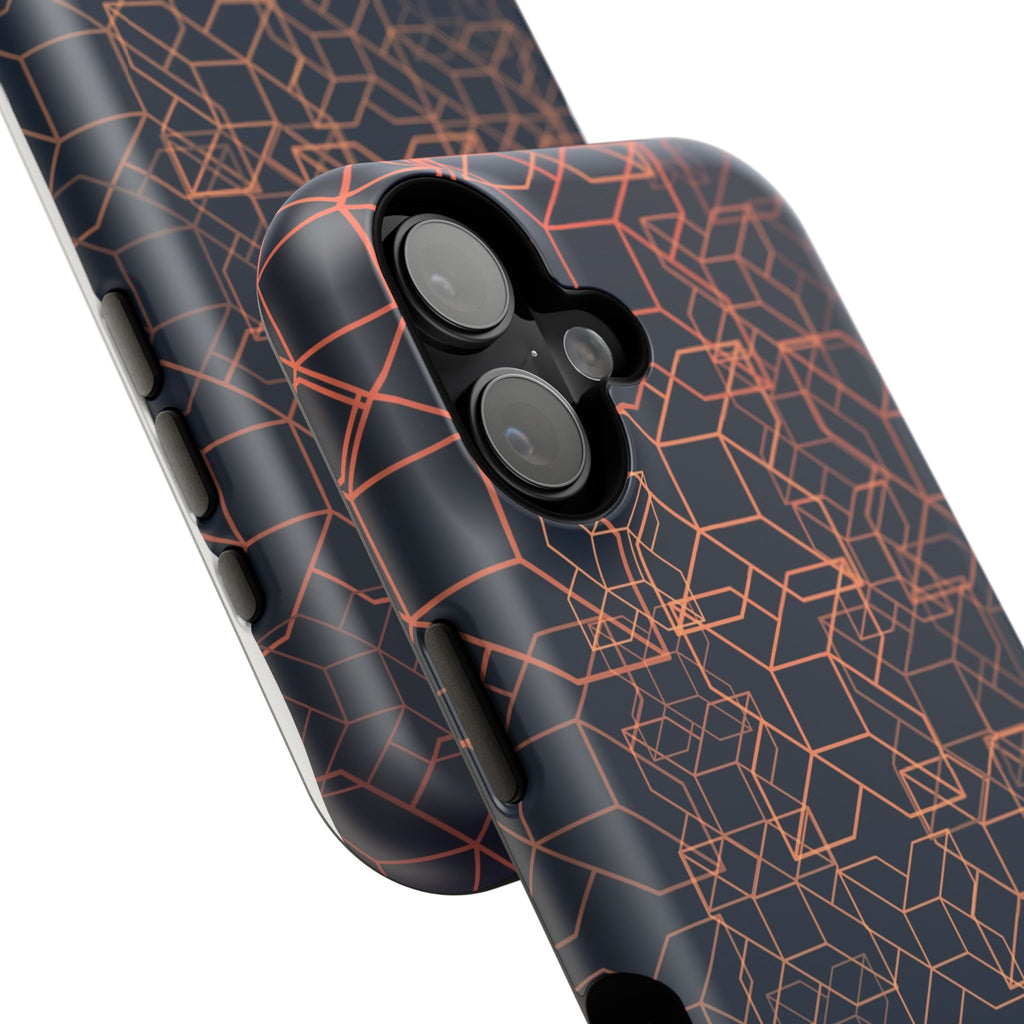 Geometric Pattern Phone Case, Durable Impact-Resistant