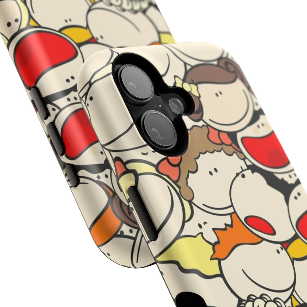 Cartoon Faces Impact-Resistant Phone Case