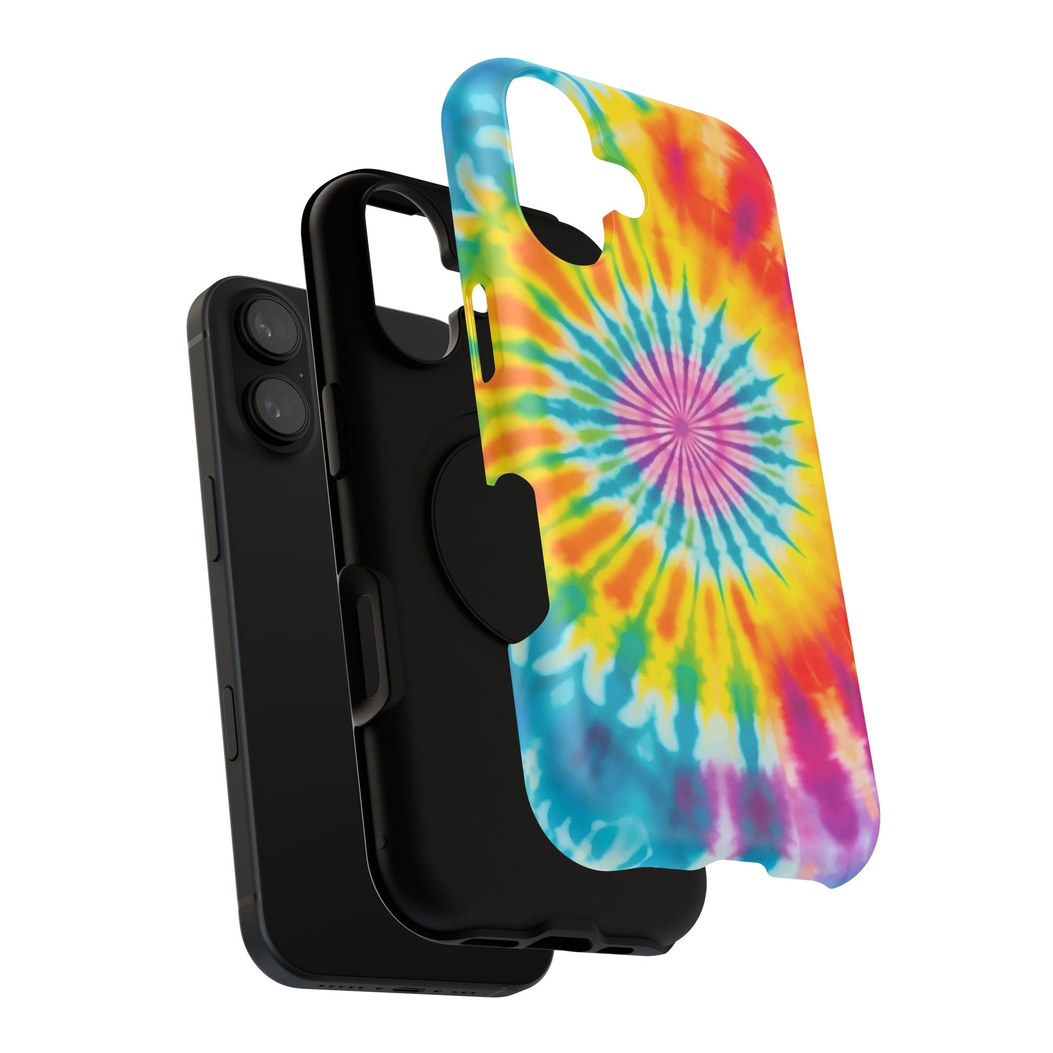 Colorful Tie-Dye Impact-Resistant Phone Case
