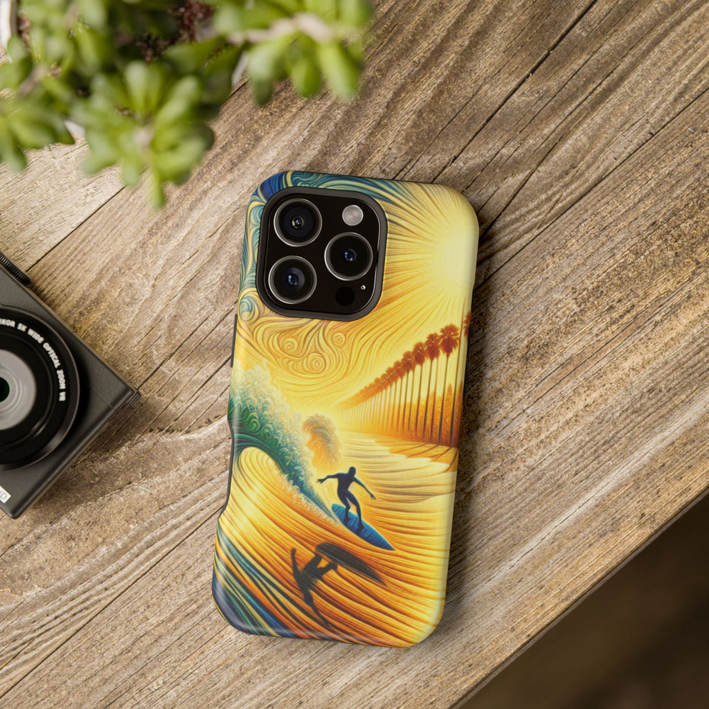 Surfing Impact Resistant Phone Case - Ocean Vibes, Phone Cover for Surfers, Beach Lovers
