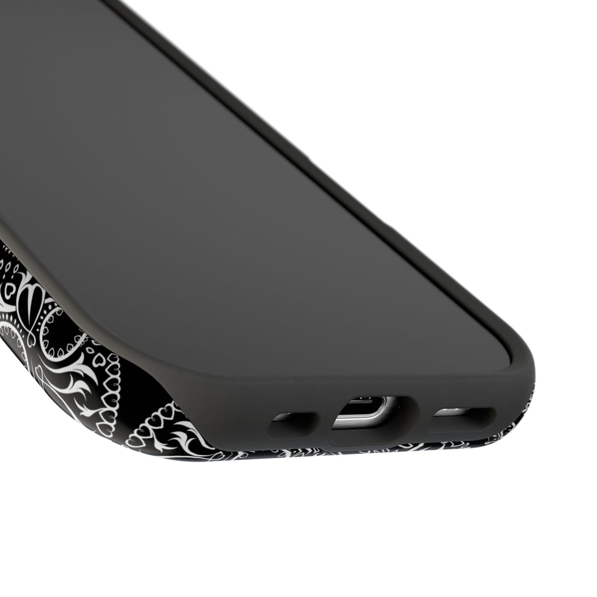 Skull Pattern Black & White Gothic Tough Cases for iPhone