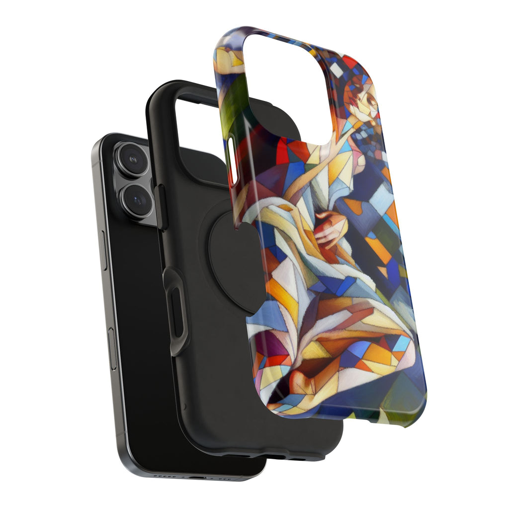 Stained Glass Angel Phone Case - Impact Resistant Art Phone Cover