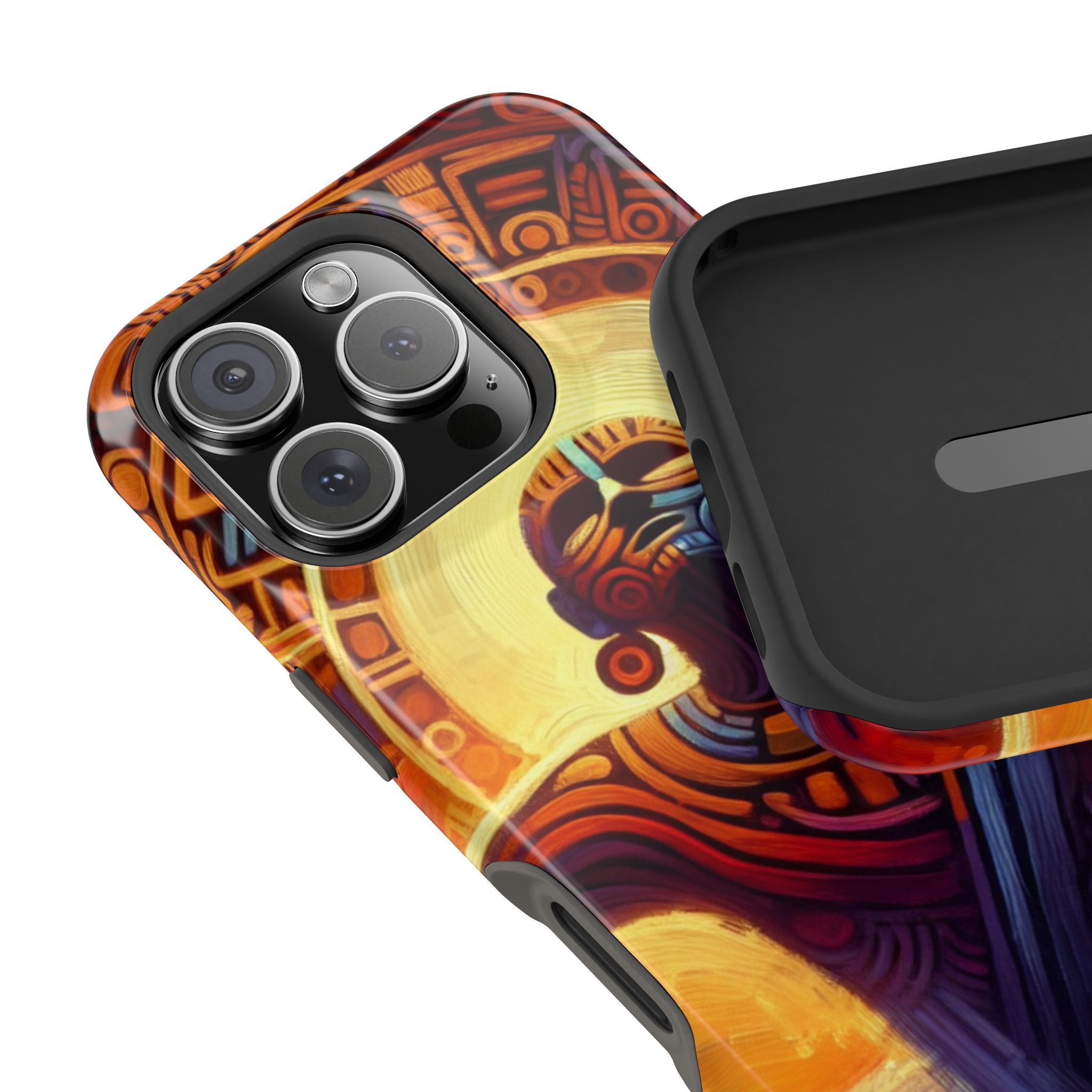 Impact Resistant Phone Case - Aztec Man