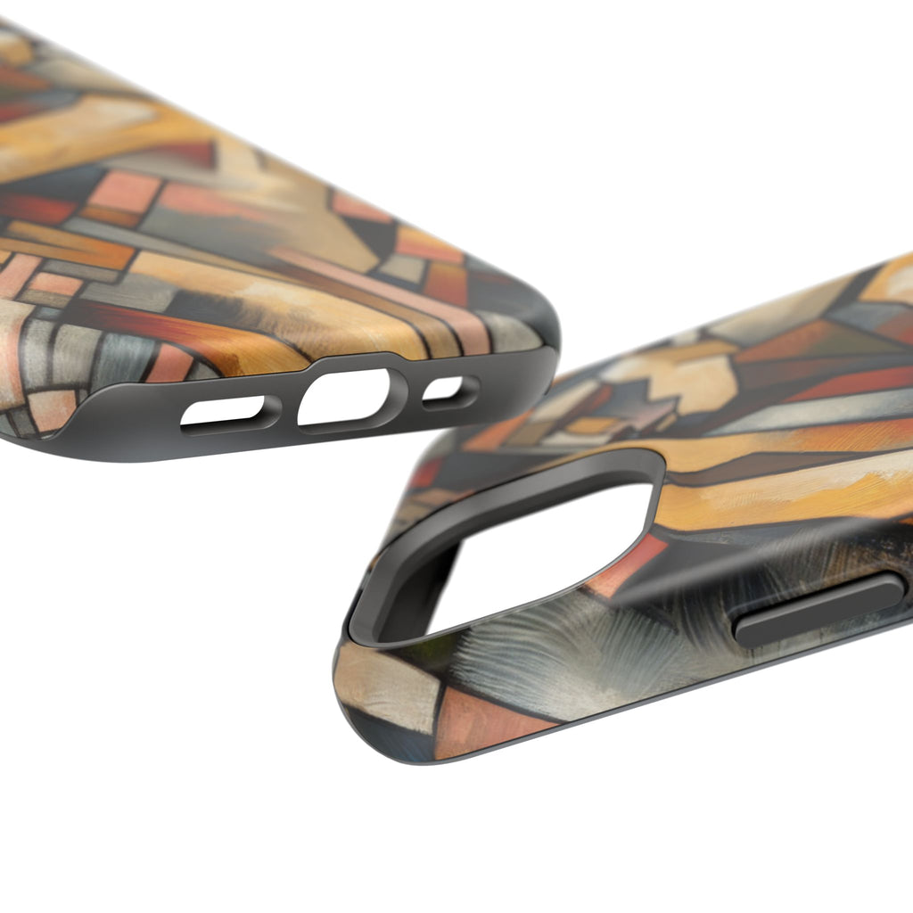 Impact Resistant Phone Case - Woman Abstract Design