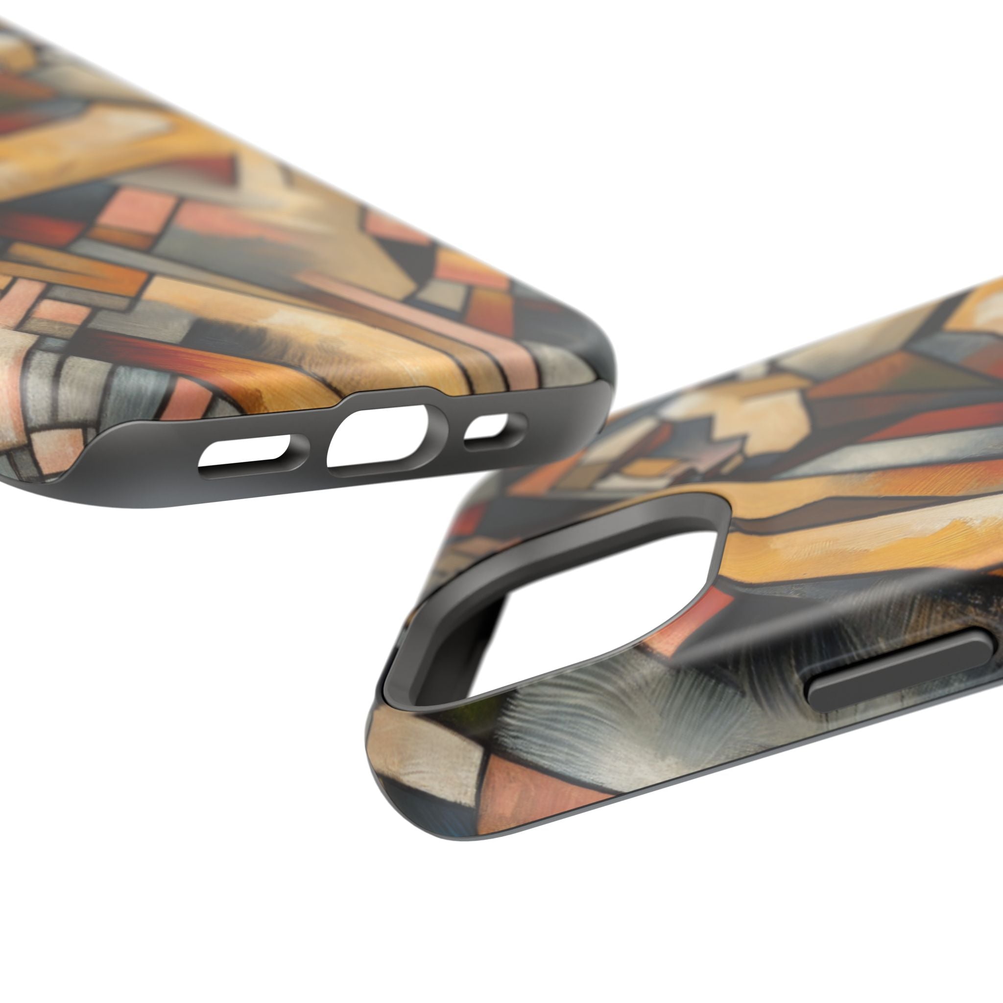 Impact Resistant Phone Case - Woman Abstract Design