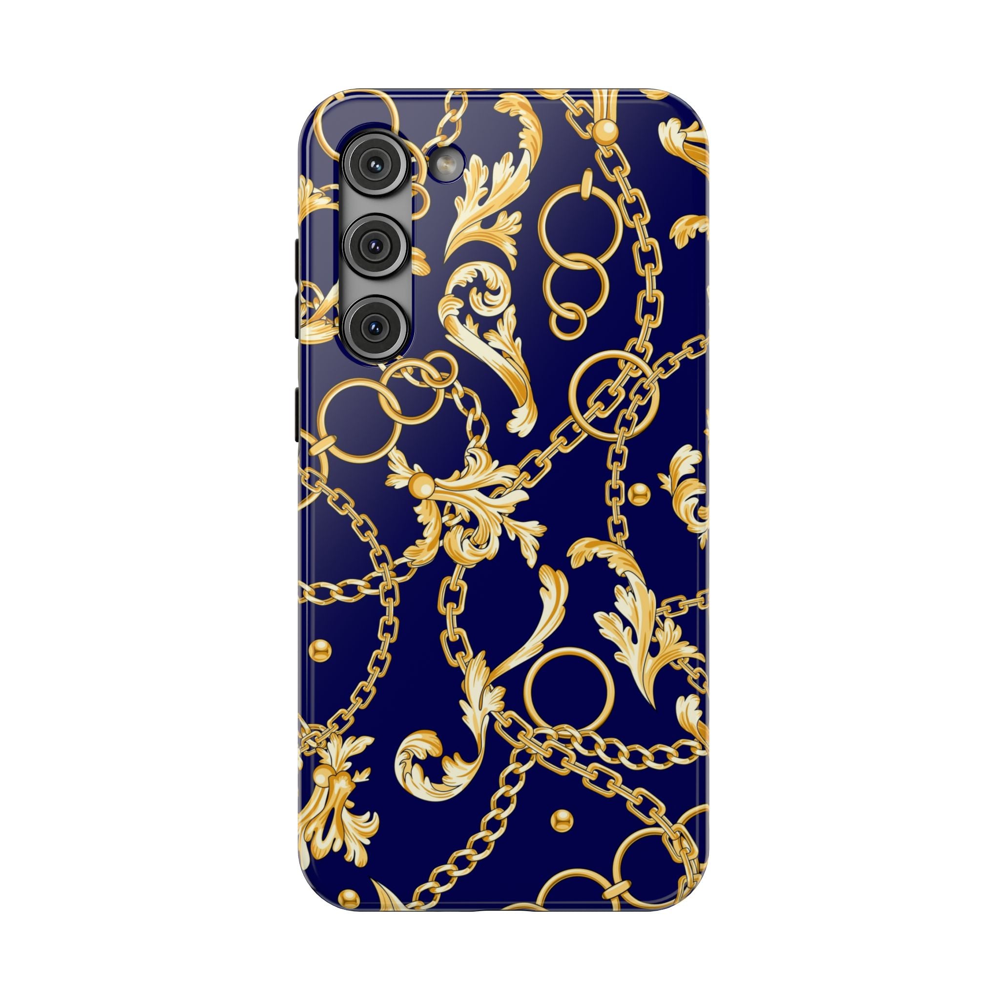 Golden Chain Impact-Resistant Phone Case