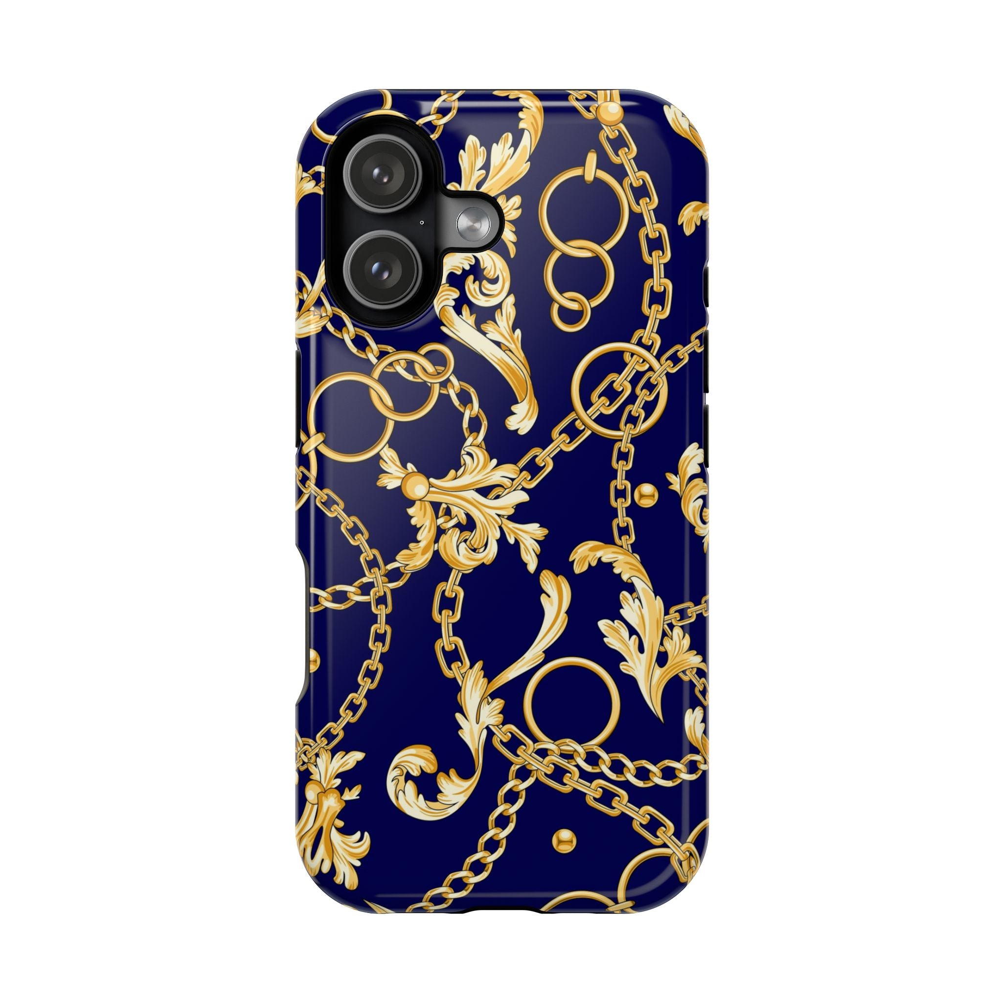 Golden Chain Impact-Resistant Phone Case