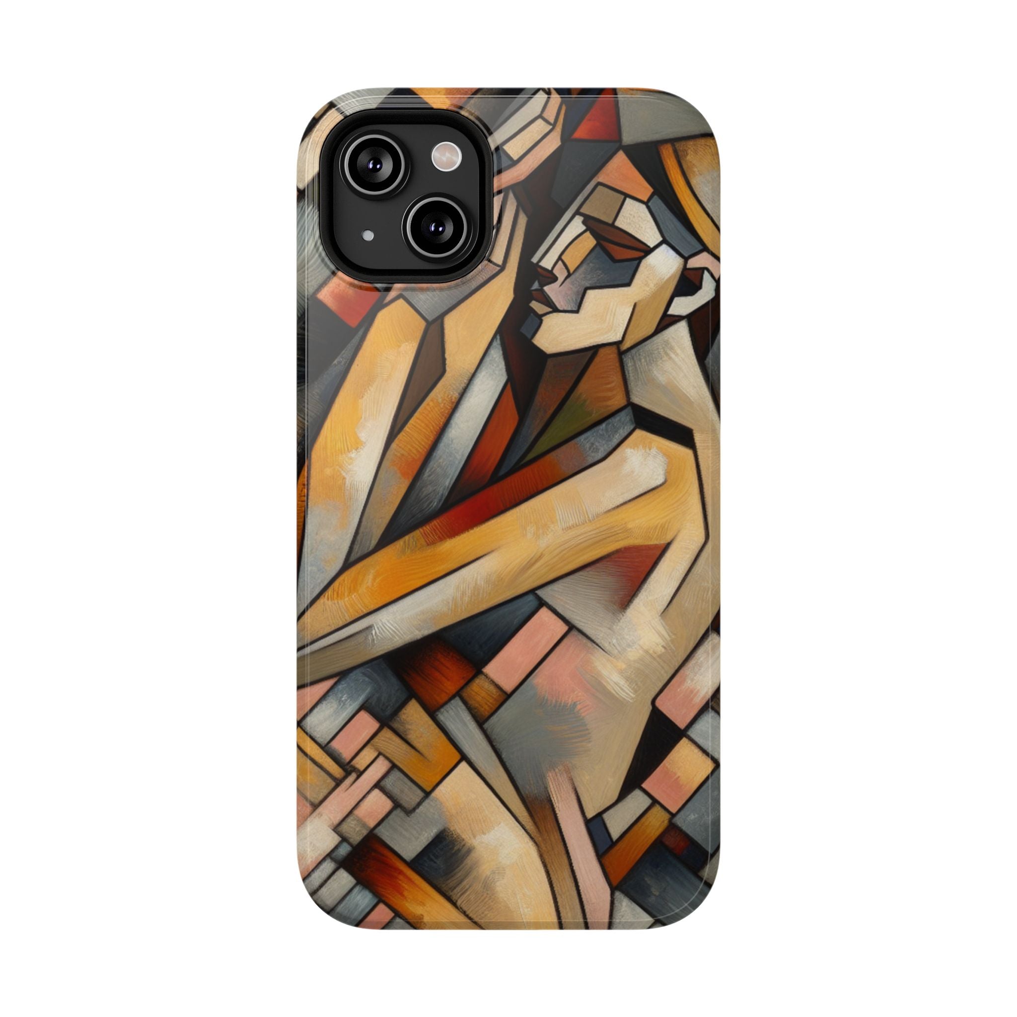Impact Resistant Phone Case - Woman Abstract Design