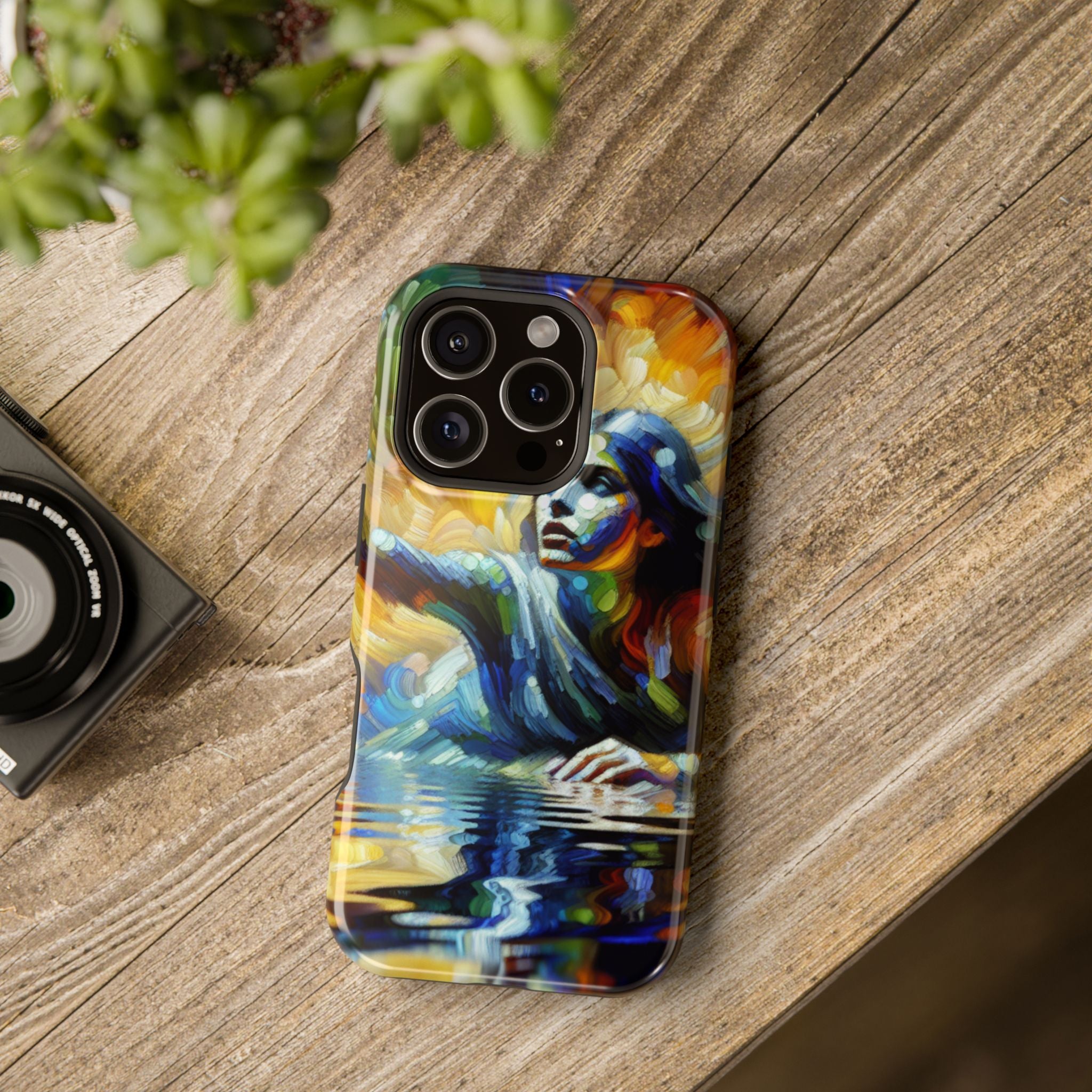 Abstract Woman Impact Resistant Phone Tough Case