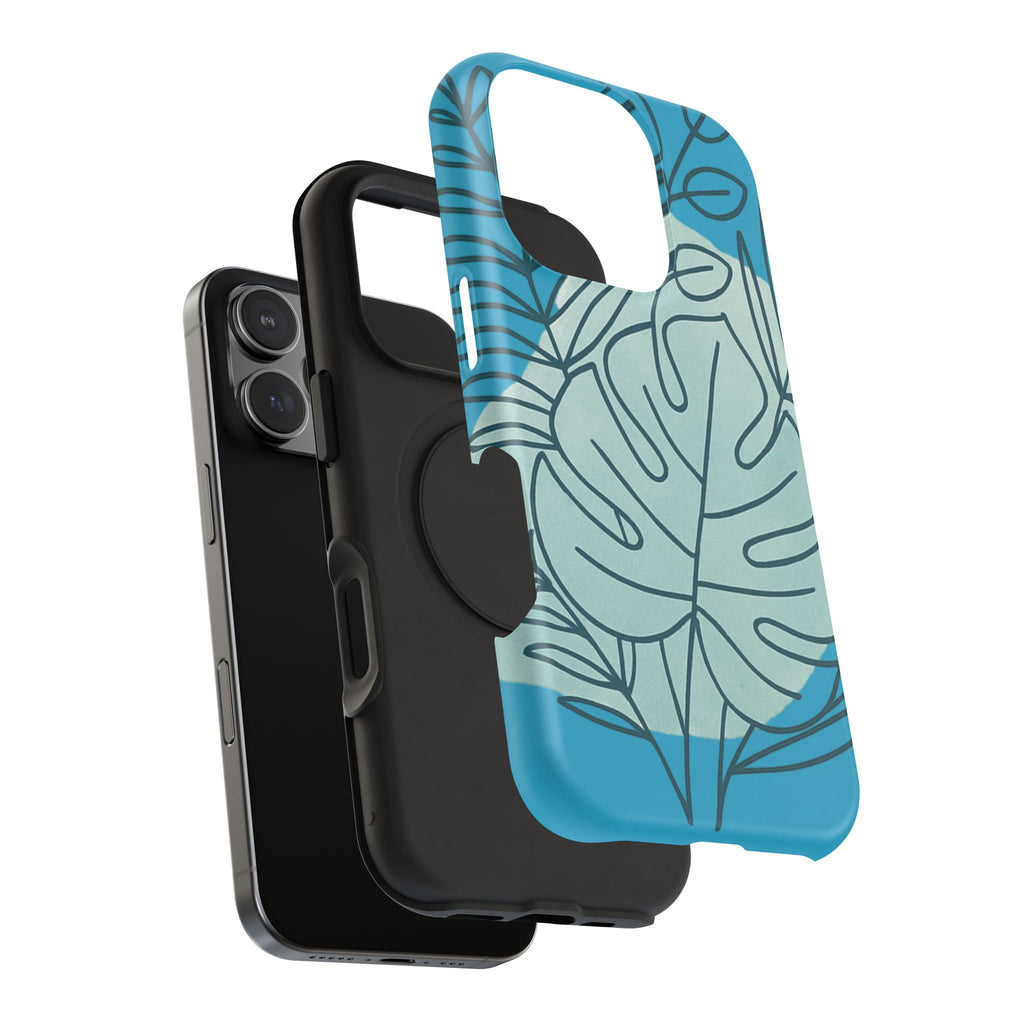 Tropical Floral Phone Case, Impact-Resistant