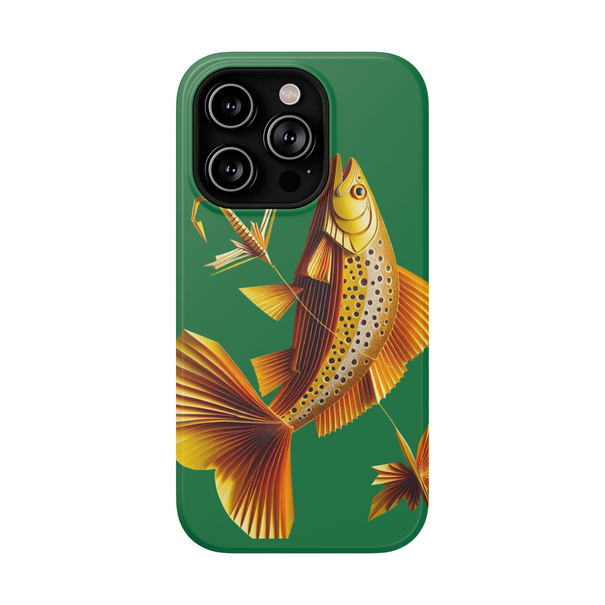 Impact Resistant Phone Case,  Lucky Charm Fish, Outdoor Enthusiast Gift