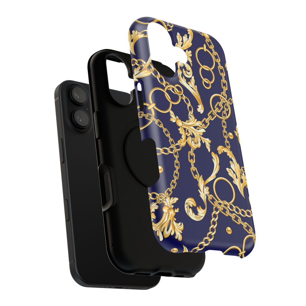 Golden Chain Impact-Resistant Phone Case