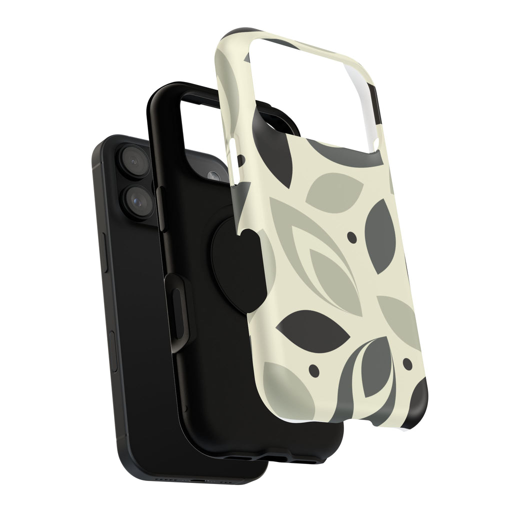 Modern Leaf Impact-Resistant Phone Cases