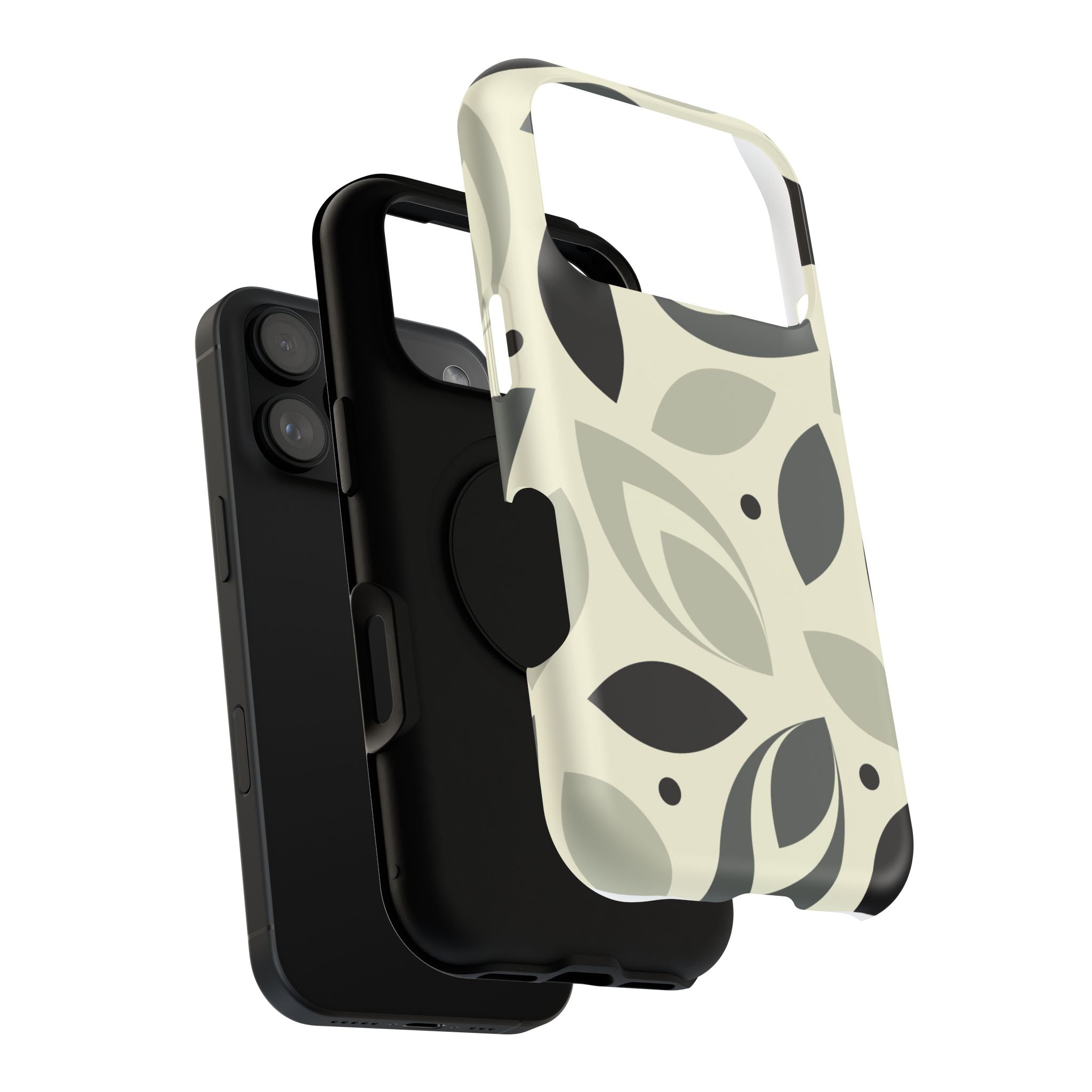 Modern Leaf Impact-Resistant Phone Cases