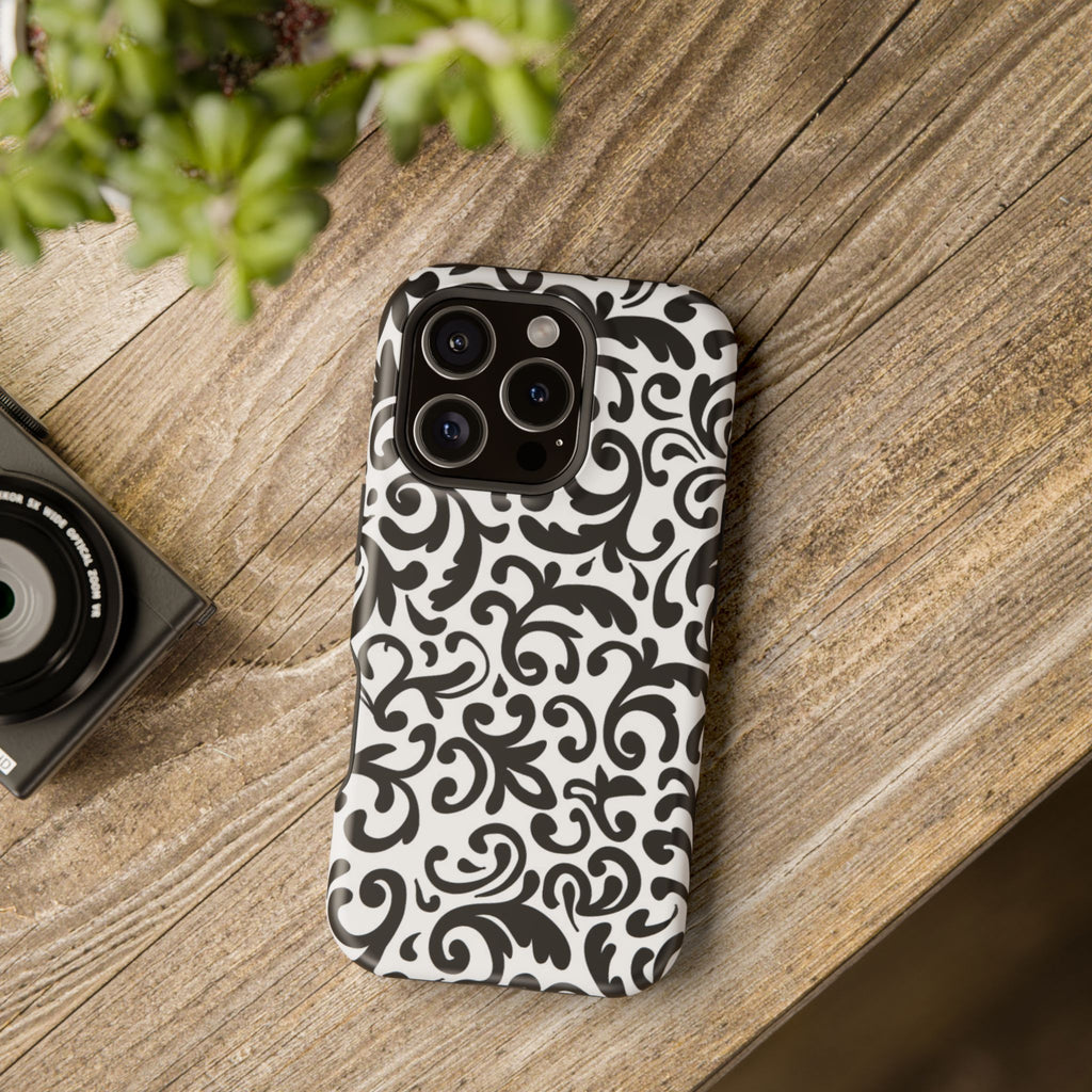 Stylish Black & White Design Phone Case