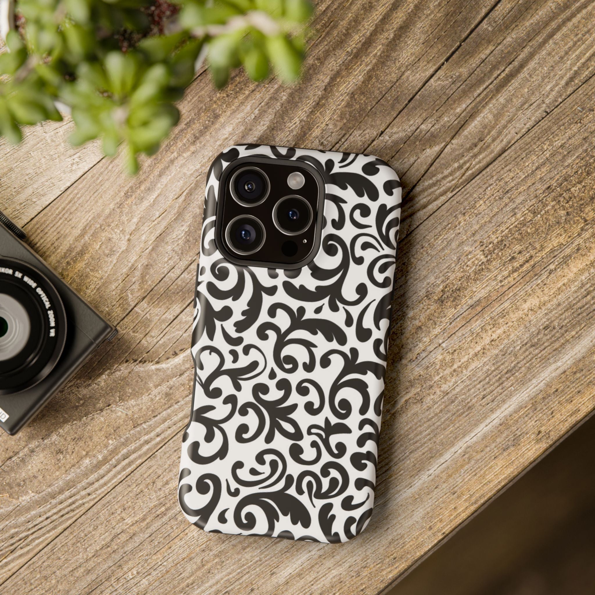 Stylish Black & White Design Phone Case