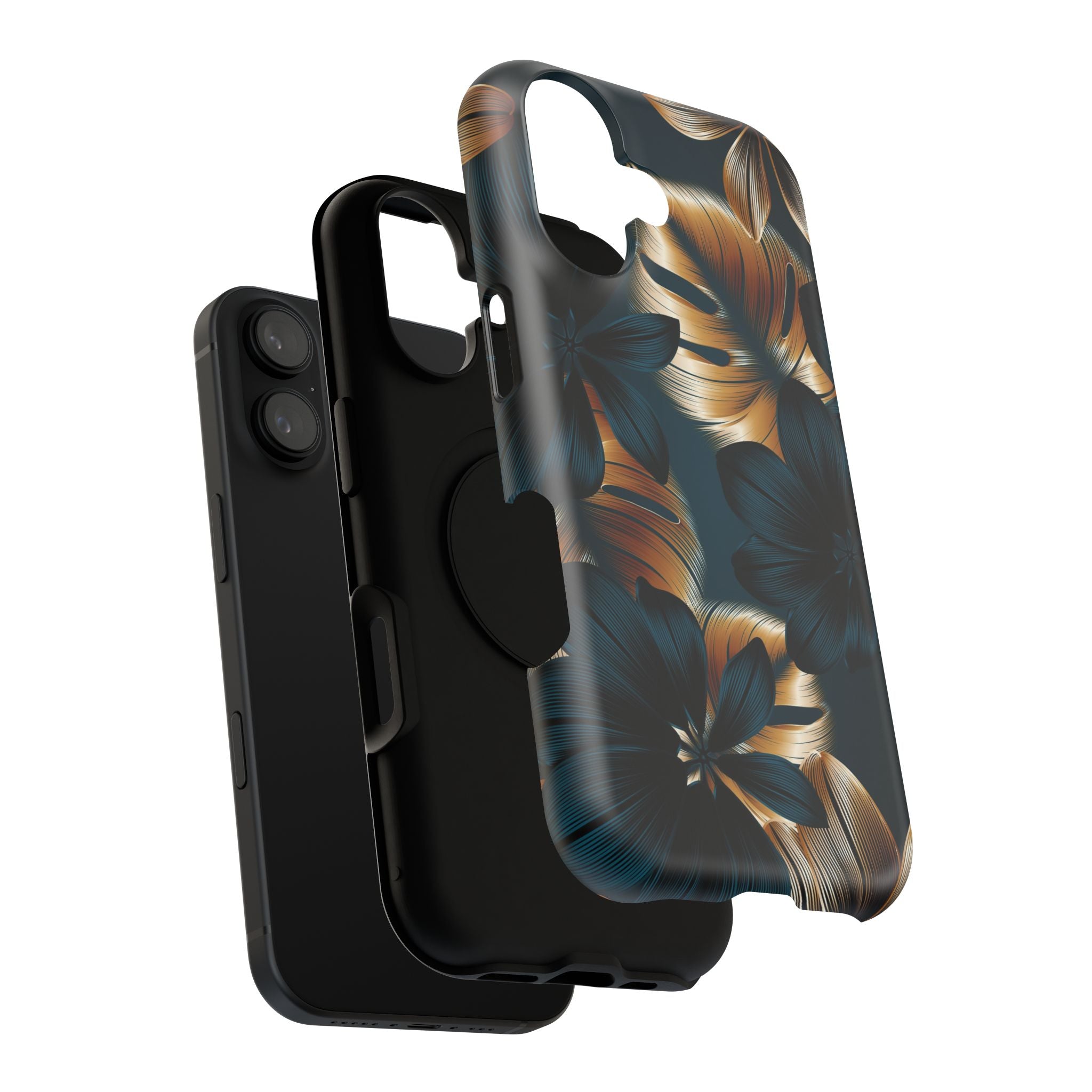 Floral Impact-Resistant Phone Case